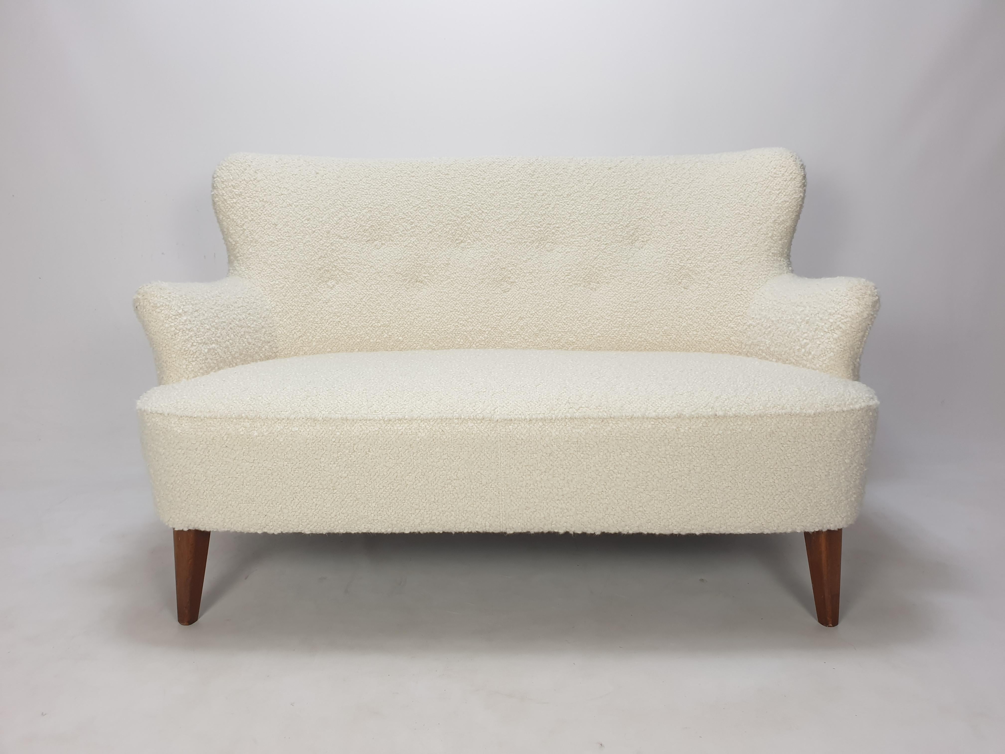 Mid-Century Modern Mid Century 2-Seat Sofa by Theo Ruth for Artifort, 1950s For Sale