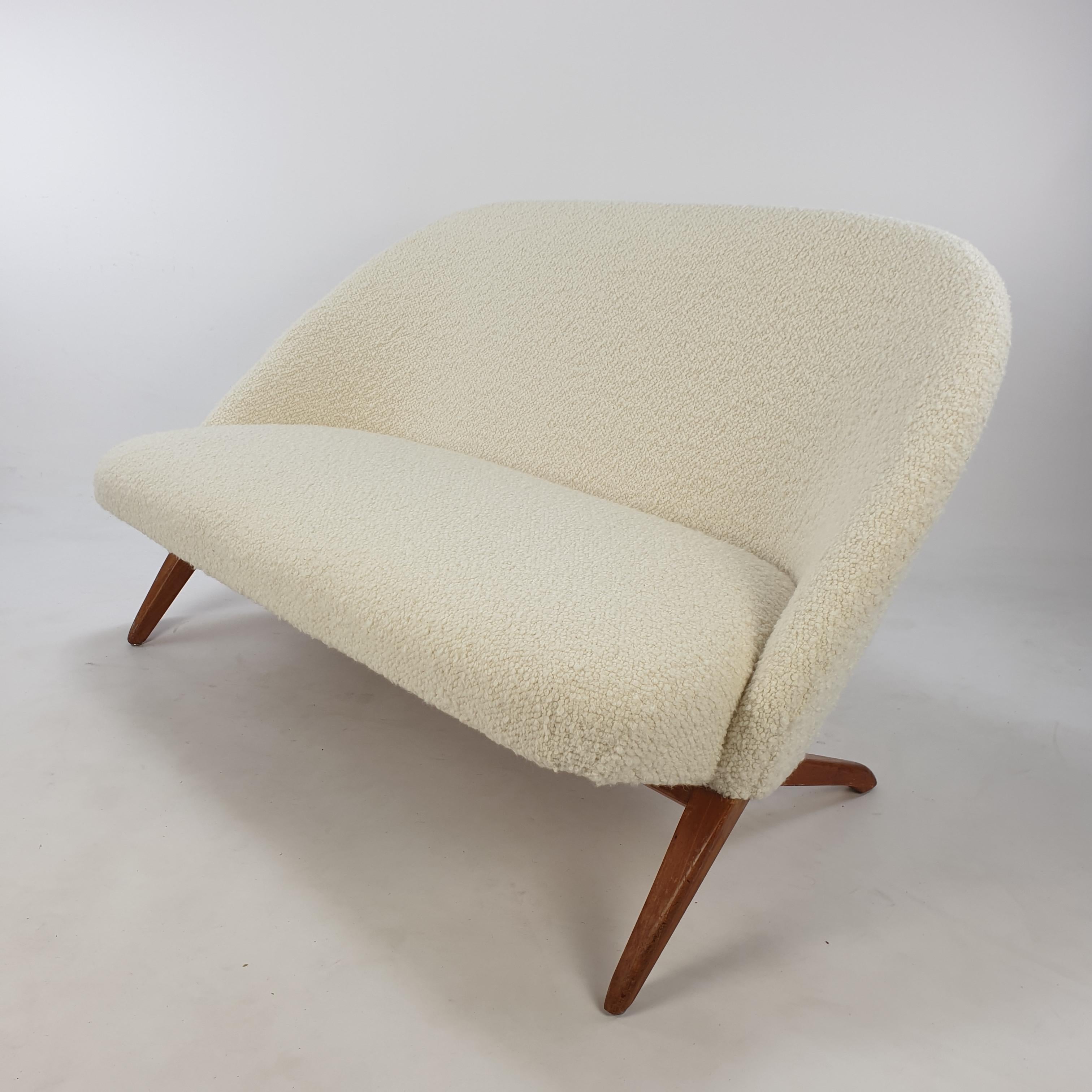 Dutch Mid Century 2-Seat Sofa by Theo Ruth for Artifort, 1950s