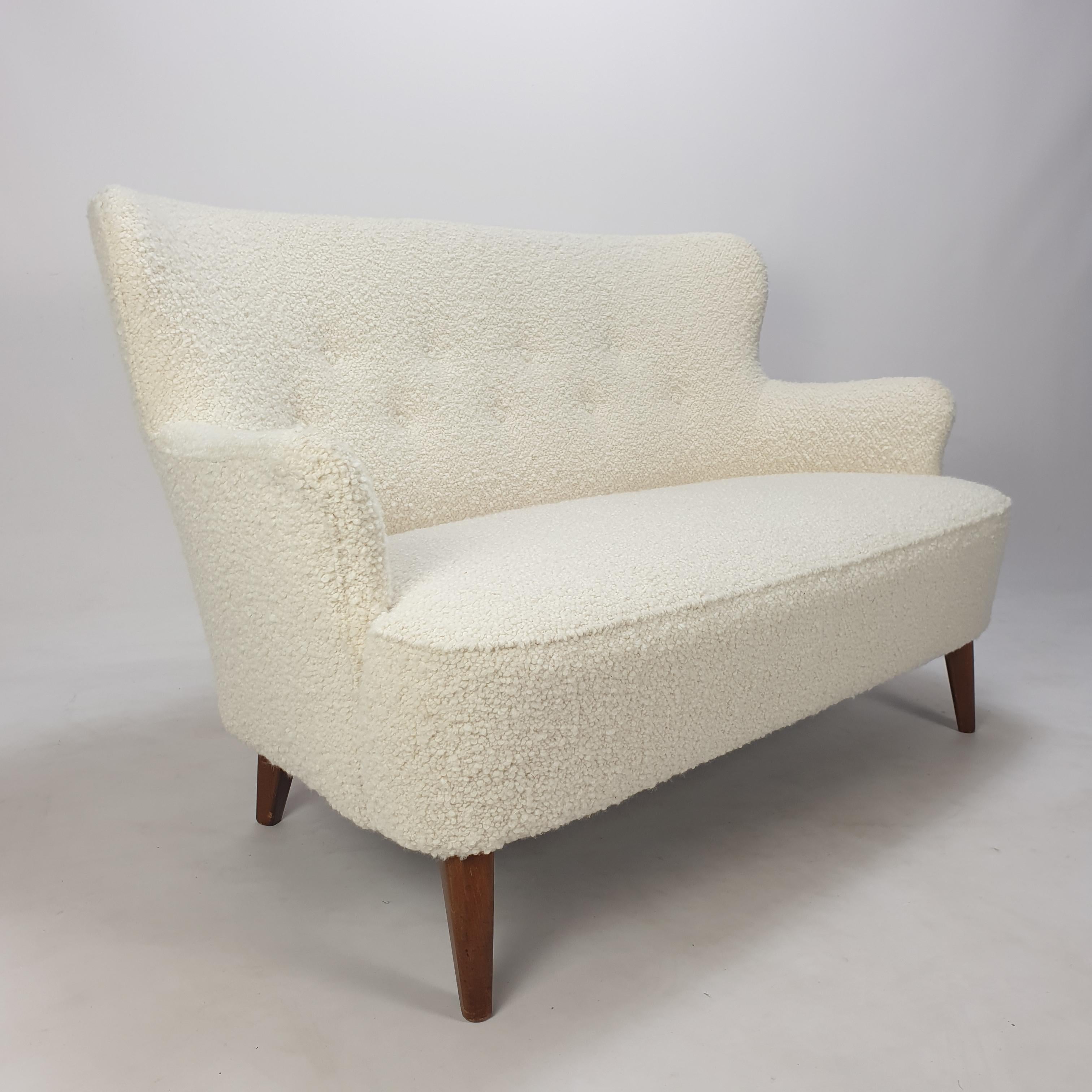 Mid-20th Century Mid Century 2-Seat Sofa by Theo Ruth for Artifort, 1950s For Sale