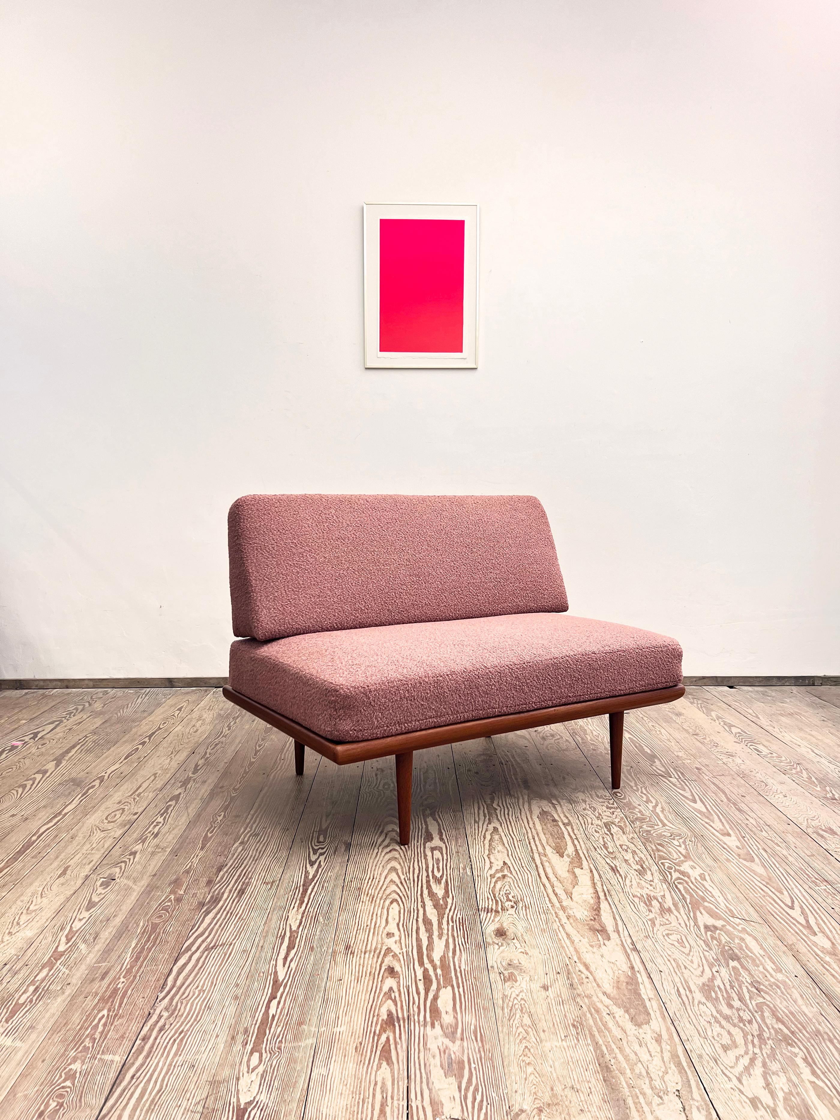 Mid-Century Modern Mid-Century 2-Seat Sofa, Minerva Series by Peter Hvidt and Orla Mølgaard Nielsen For Sale