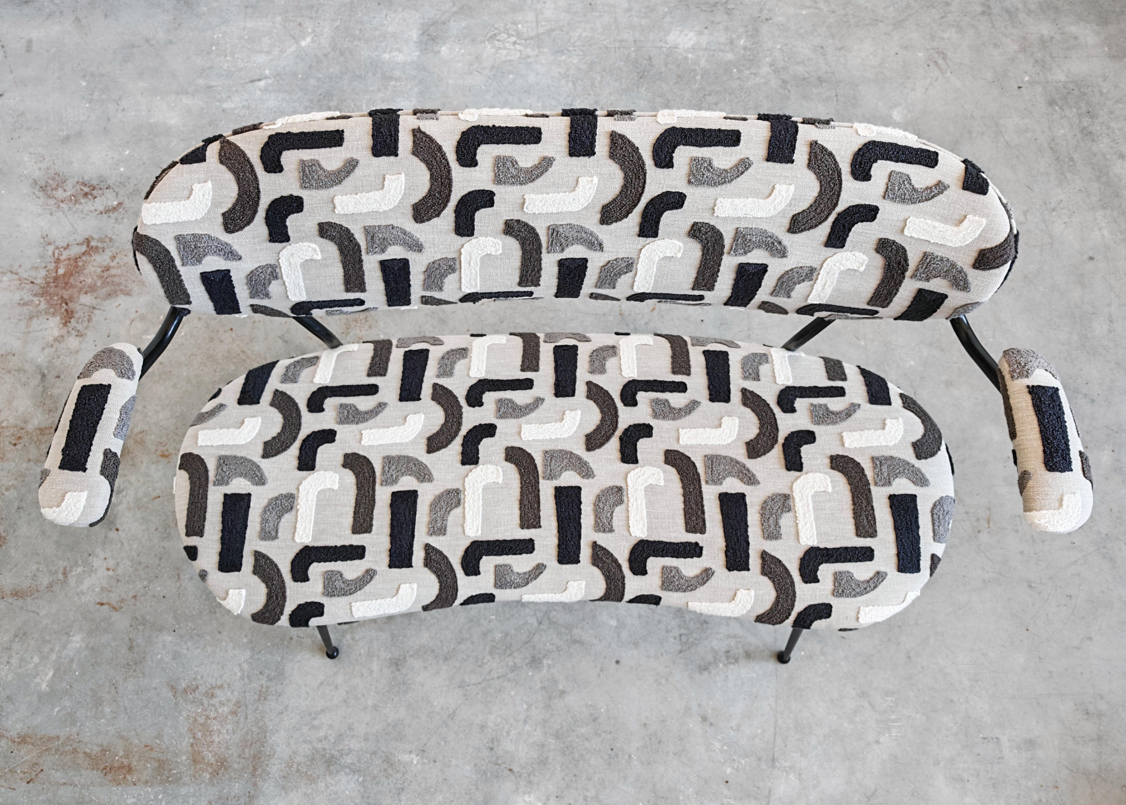 Canapé 2 places conçu par Gastone Rinaldi pour RIMA, Italie 1954 en vente 3
