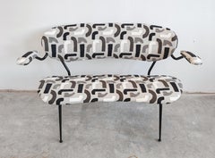 Sofá de 2 plazas Mid Century diseñado por Gastone Rinaldi para RIMA, Italia 1954