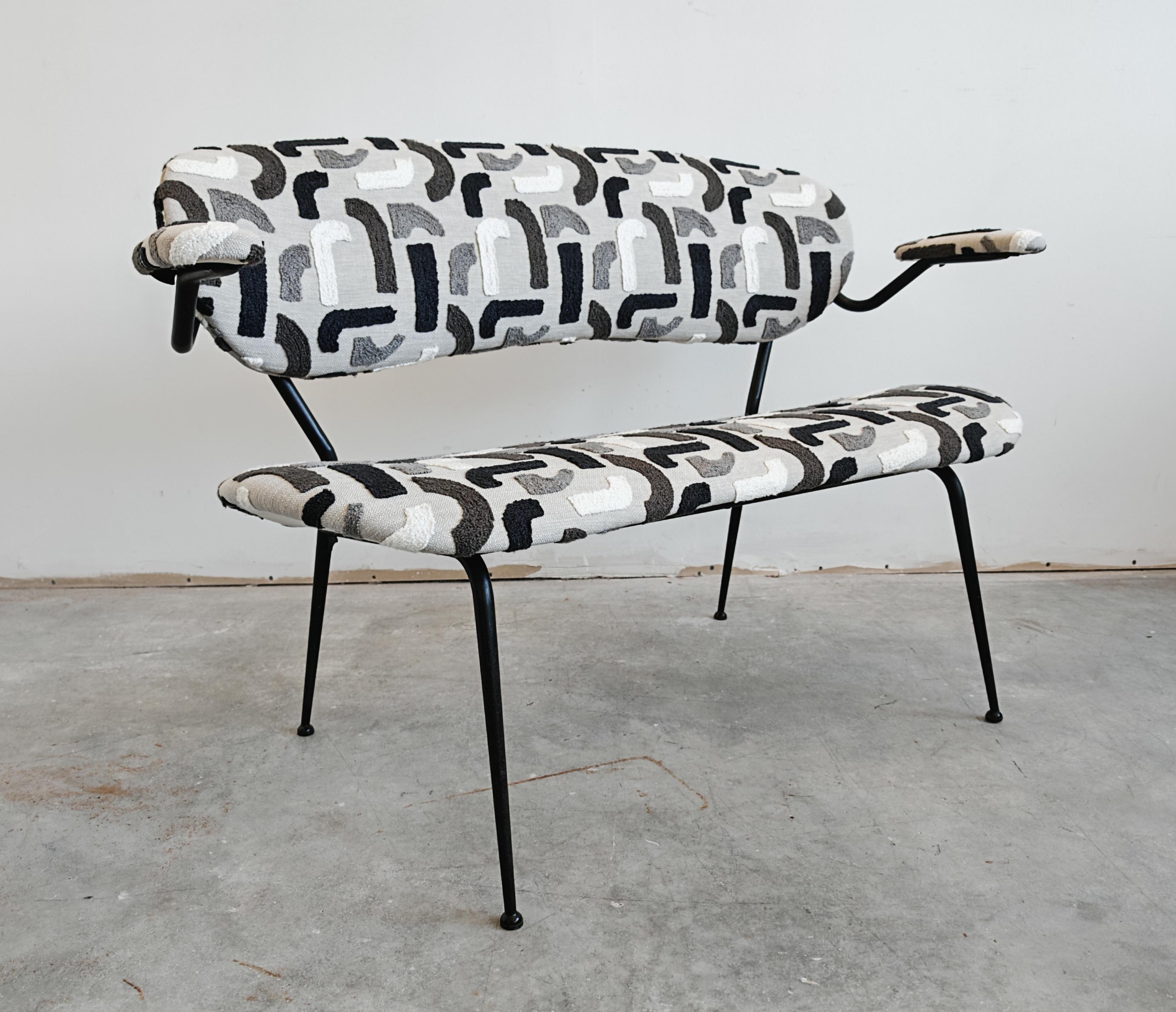 Canapé 2 places conçu par Gastone Rinaldi pour RIMA, Italie 1954 en vente 1