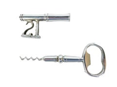 Mid-Century '21' Club, Key to the Door, Corkscrew / Bottle Opener by P.H. Vogel