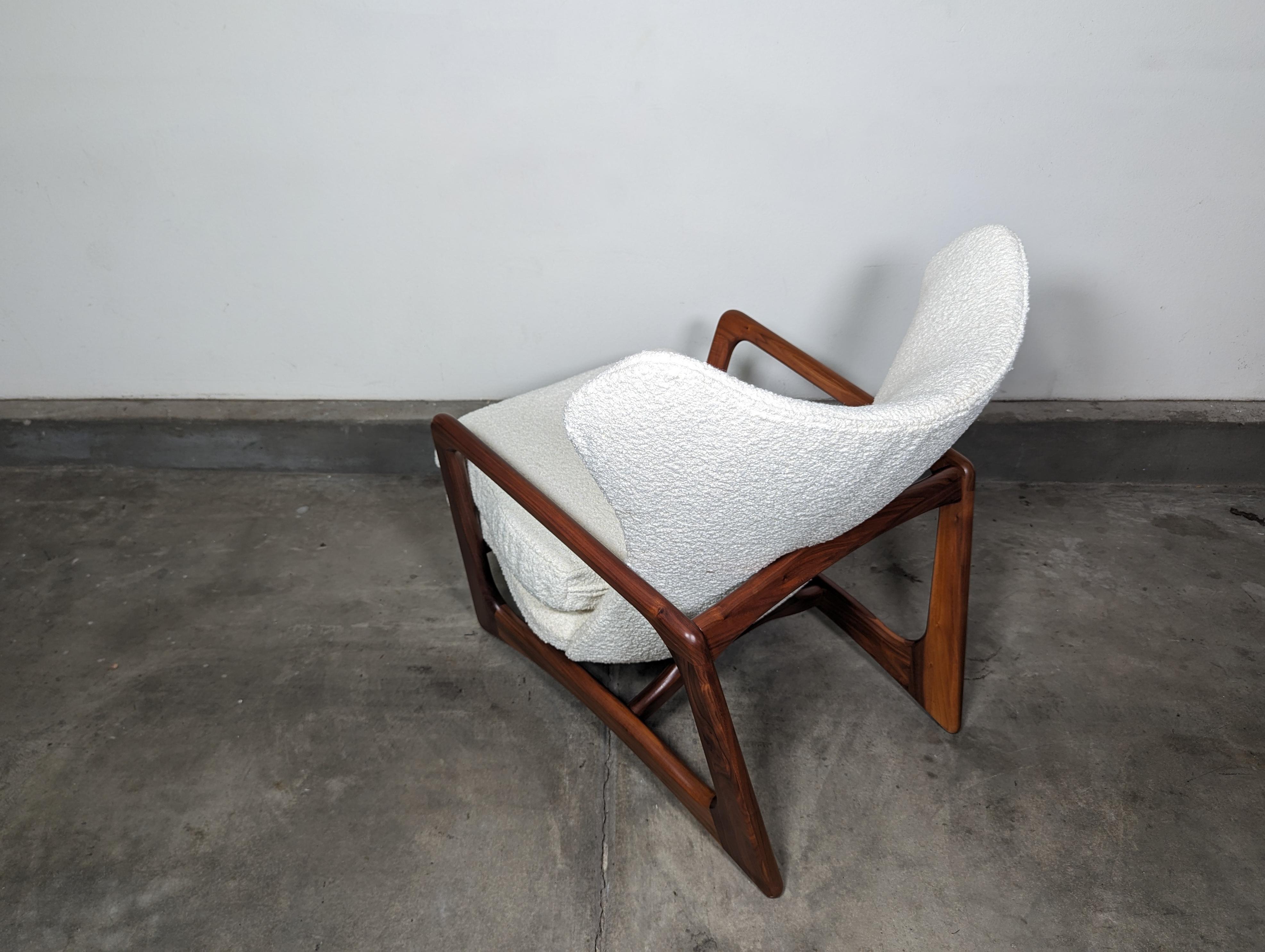 Mid Century 2466-C Lounge Chair by Adrian Pearsall for Craft Associates, 1960s 9