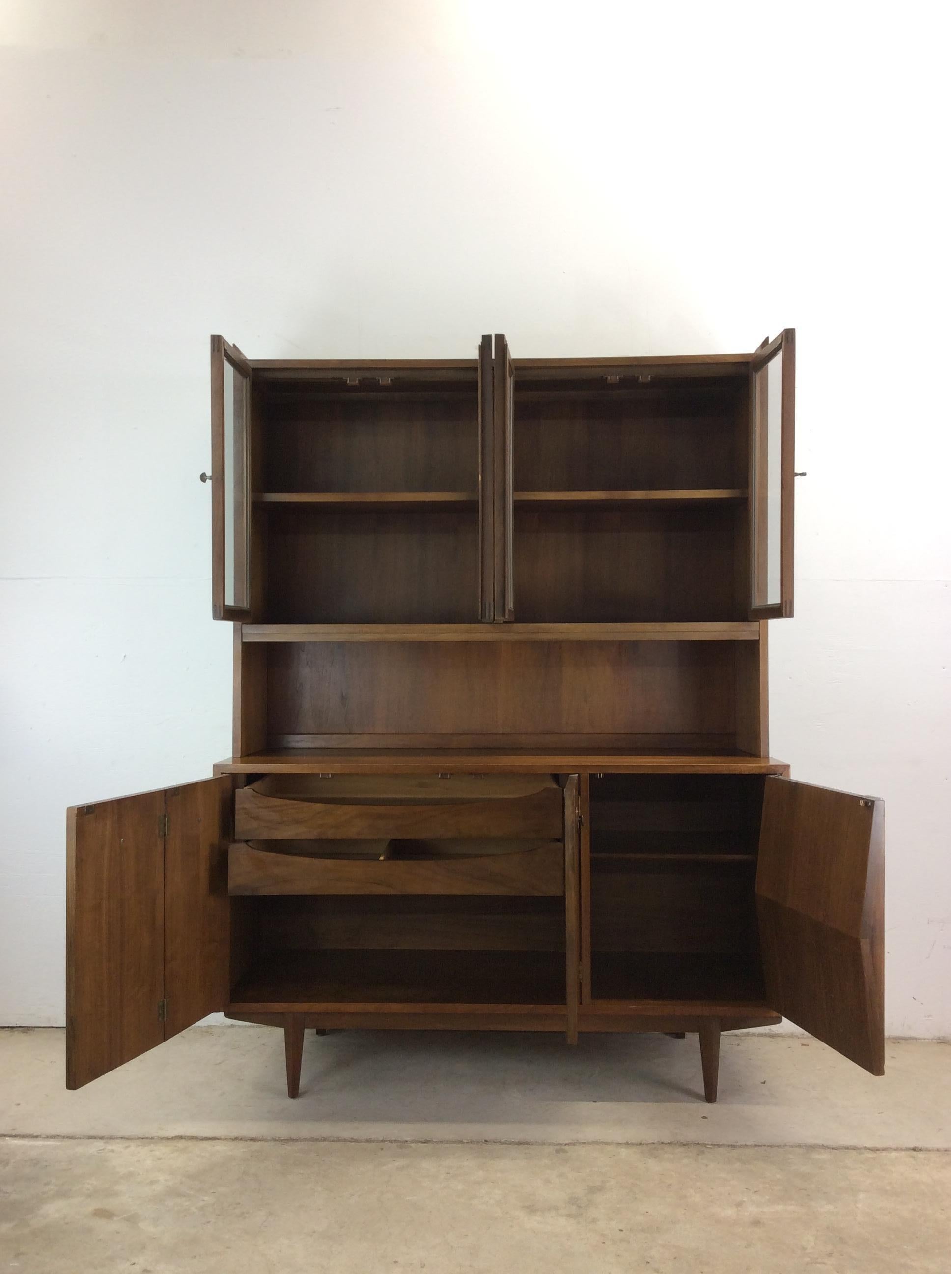 Vaisselier 2 pièces du milieu du siècle par Albert Parvin pour American of Martinsville en vente 6