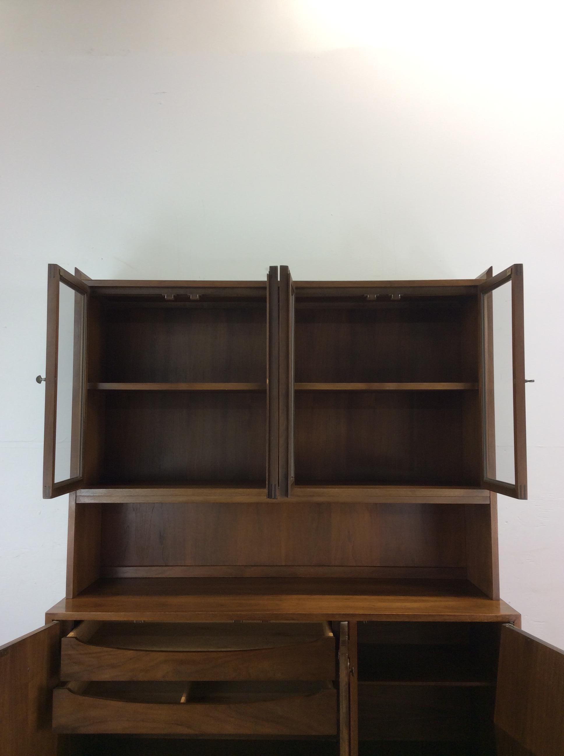 Vaisselier 2 pièces du milieu du siècle par Albert Parvin pour American of Martinsville en vente 7