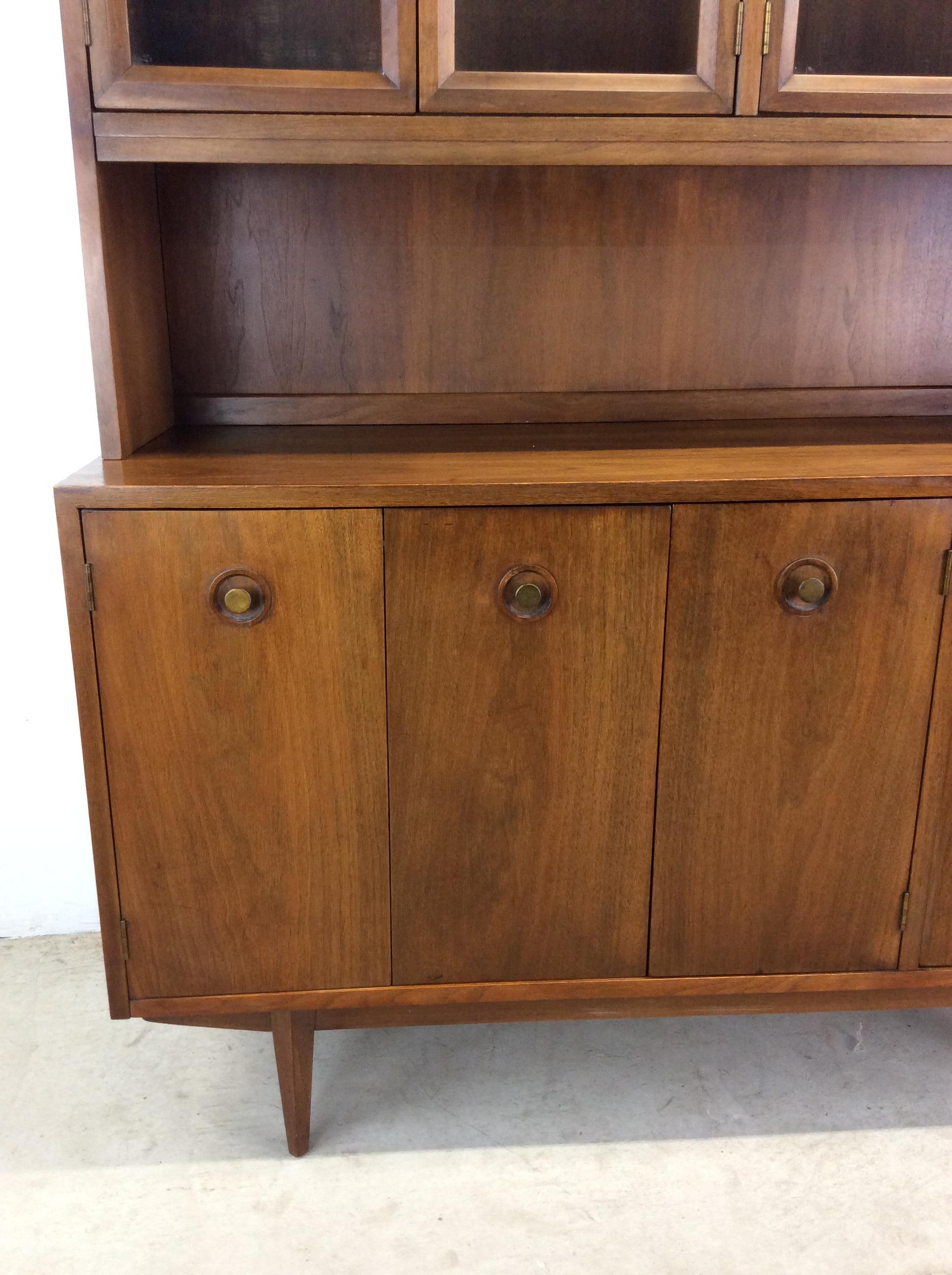Vaisselier 2 pièces du milieu du siècle par Albert Parvin pour American of Martinsville en vente 1