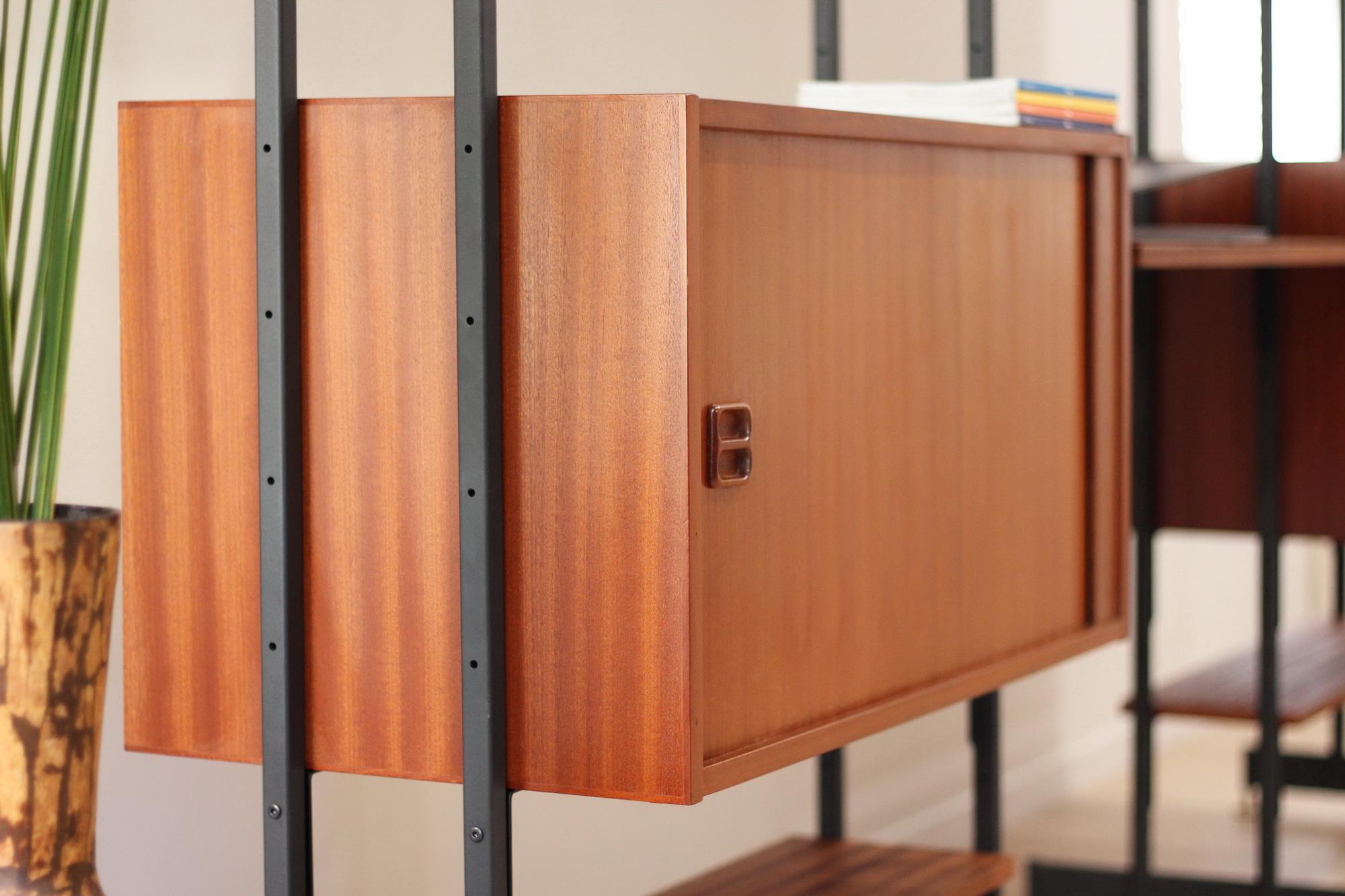 Mid Century 3-Bay Freestand Wall Units 11