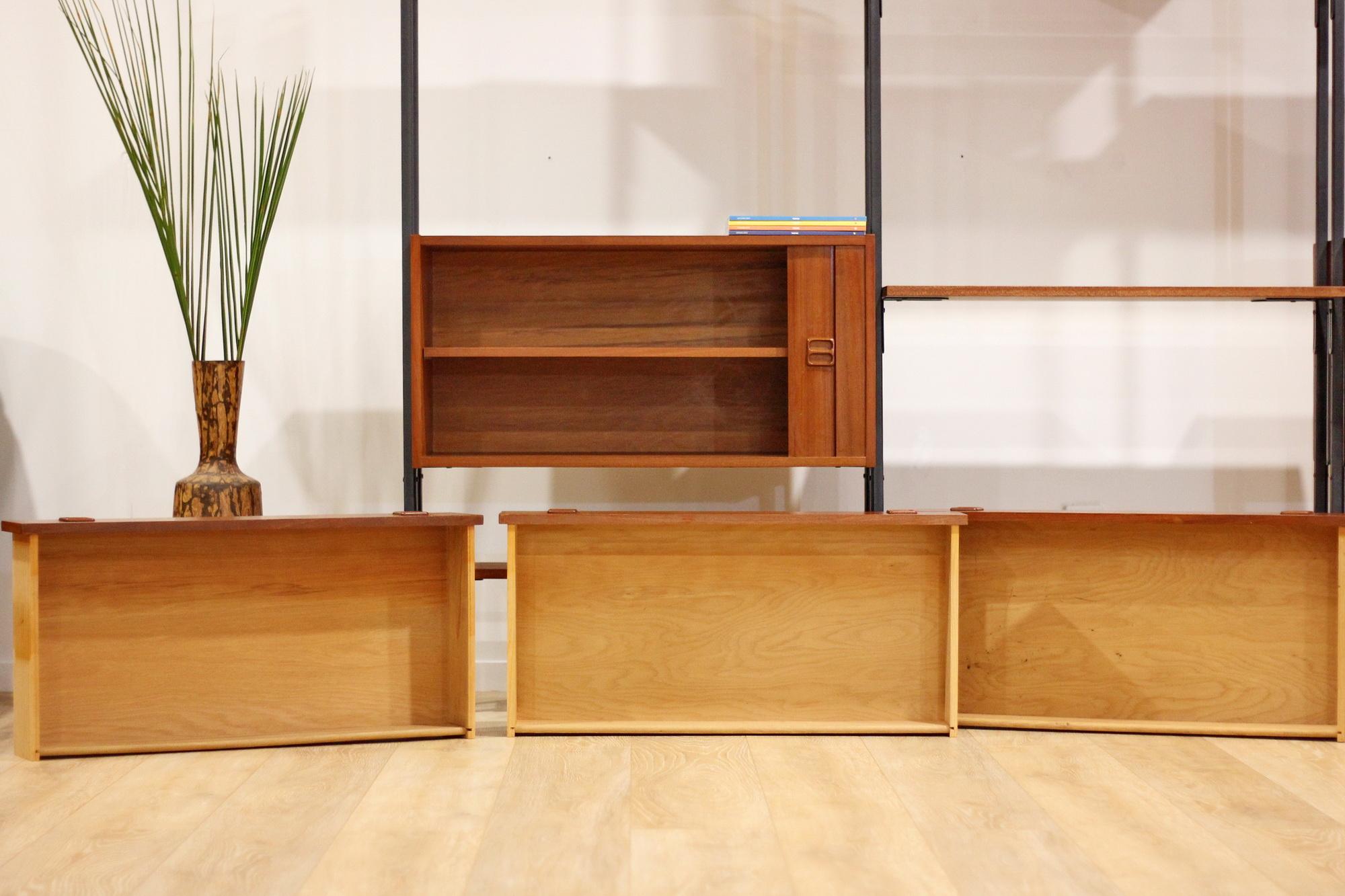 Mid Century 3-Bay Freestand Wall Units 14