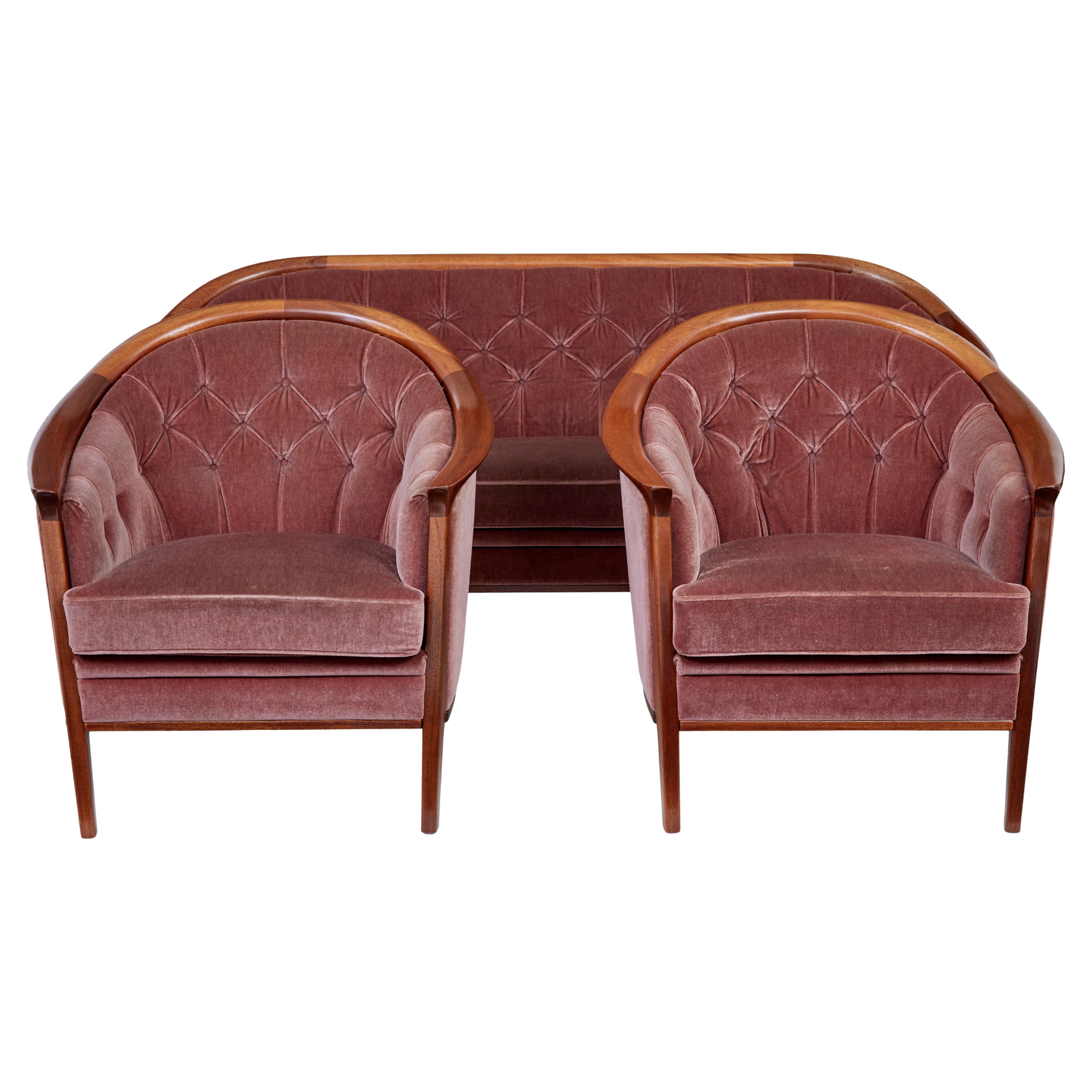 Midcentury 3 Piece Suite by Broderna Andersson