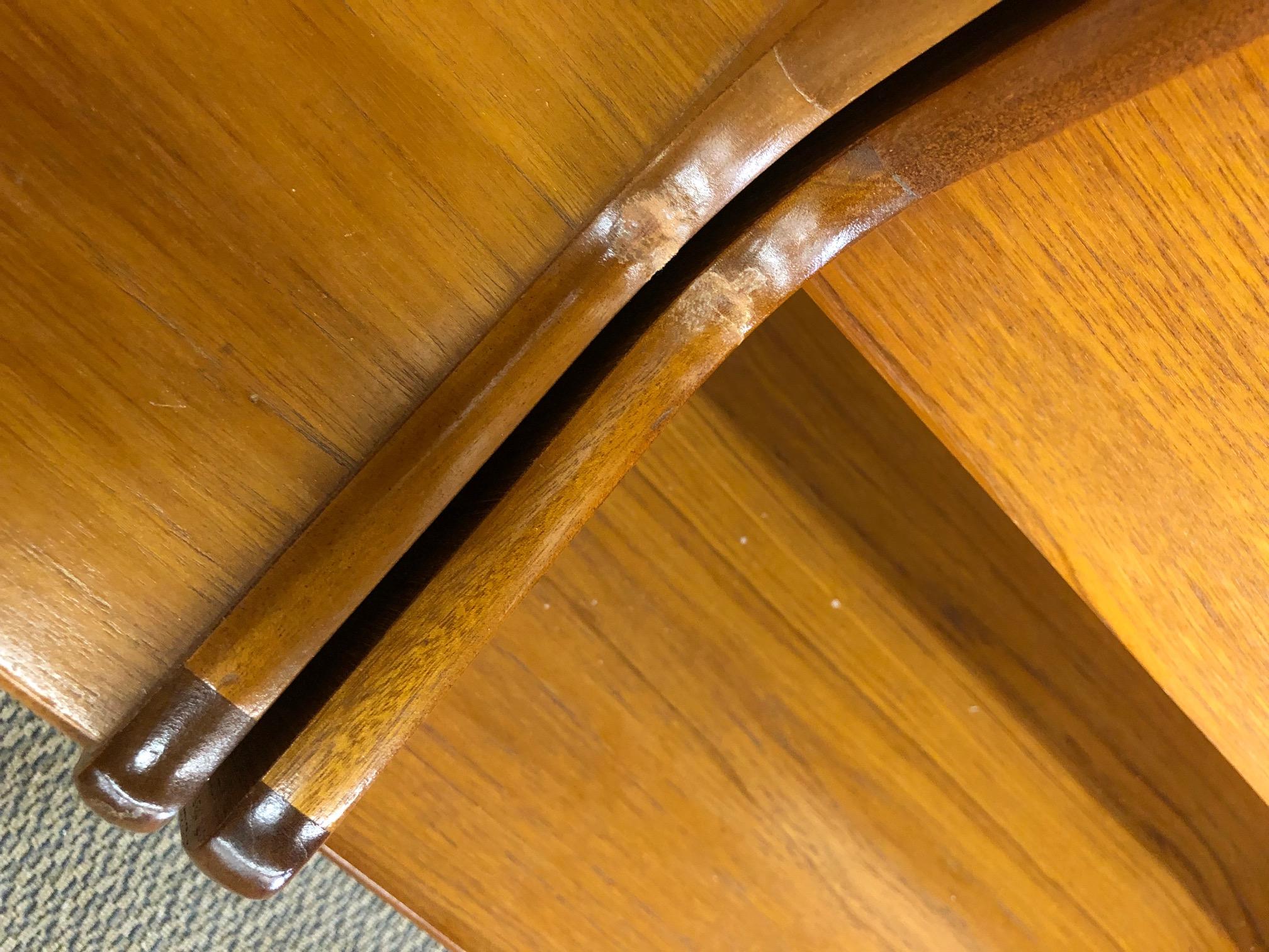 Midcentury 3-Piece Teak Wall Unit by Nathan Furniture For Sale 3