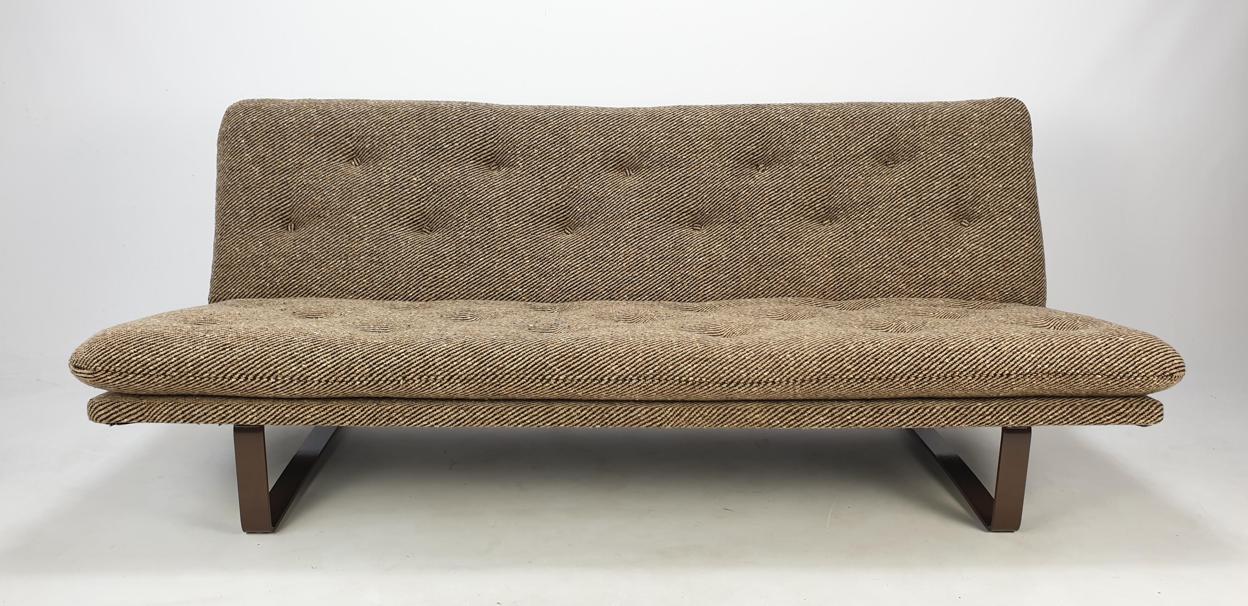 Dutch Mid Century 3-Seat Sofa by Kho Liang Ie for Artifort, 1960s