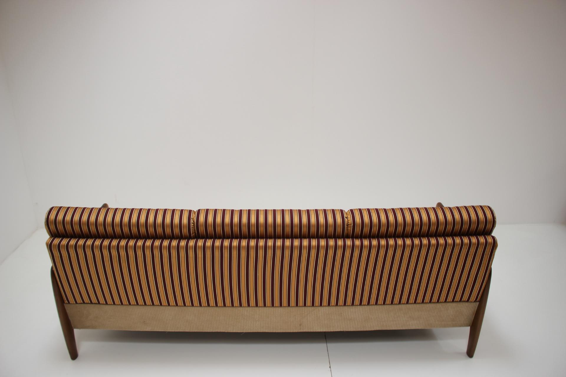 Fabric Midcentury 3-Seat Adjustable Sofa by Walter Knoll, 1960s