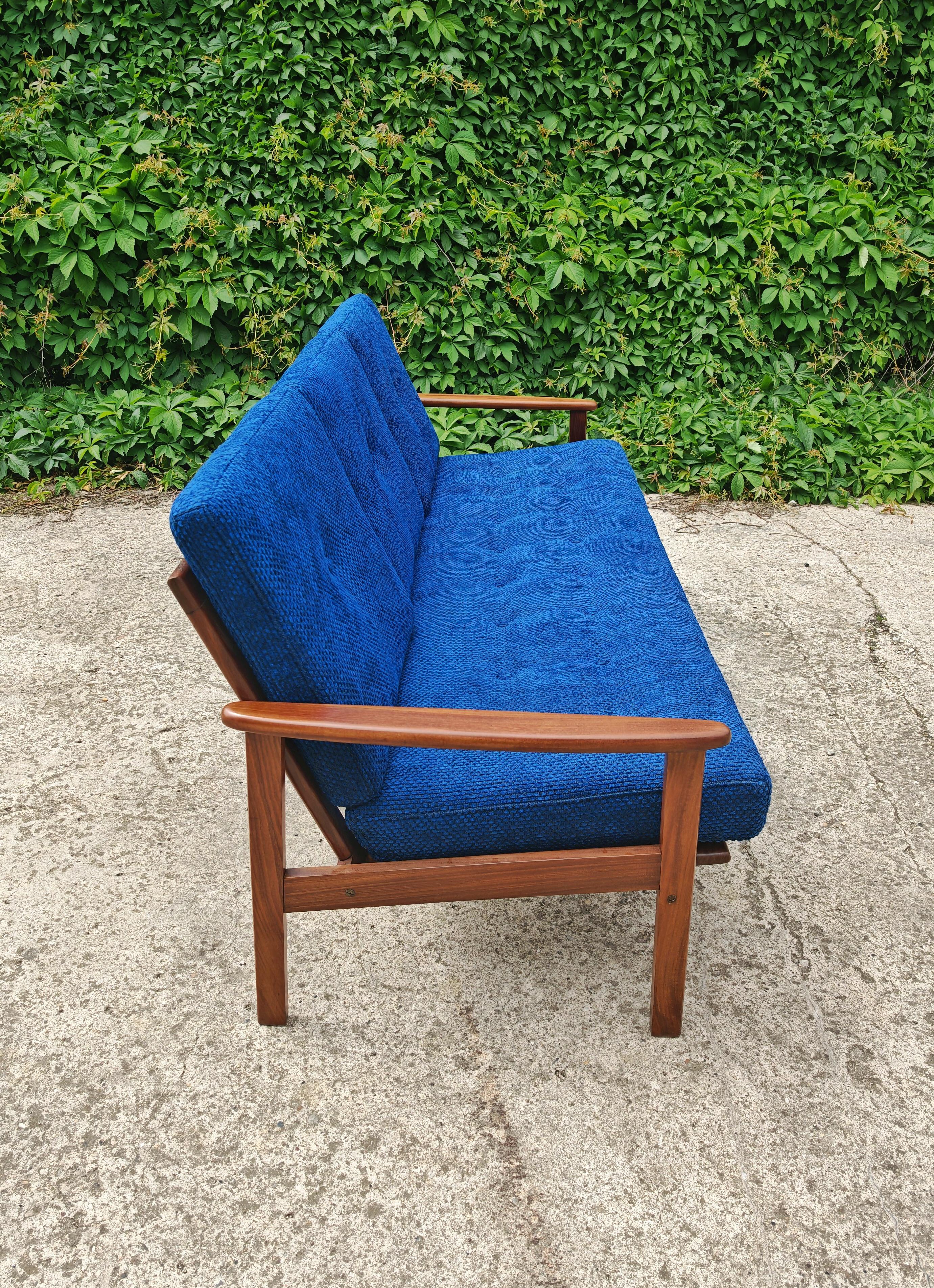 Danois Canapé 3 places en teck du milieu du siècle, attr. à Arne Vodder, Danemark années 1960 en vente