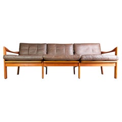 Mid Century 3-Seater Sofa Niels Eilersen Illum Wikkelsø Couch Teak