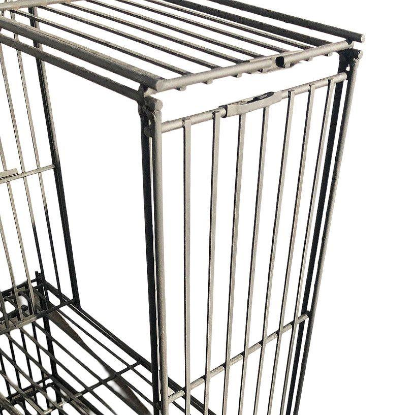 Mid-Century 3-Tier Iron Wire Art Display Shelf Bookshelf For Sale 3