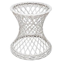 Mid-century 30" Tall Spun Fiberglass Hourglass Plant Stand by Russell Wood