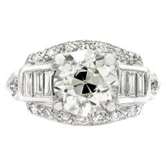 Vintage Mid-Century 3.00 Ct. Diamond Engagement Ring I / I1