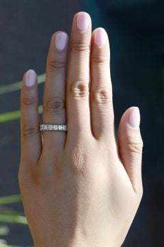 Mid Century 3.60 Carat Diamond Eternity Wedding Band