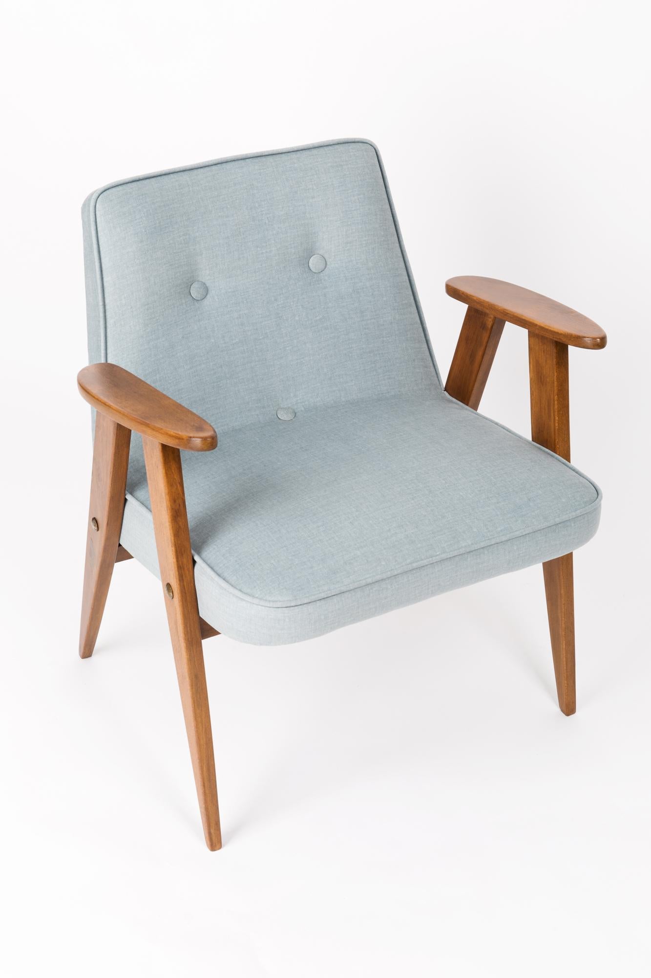 Mid-Century moderno Poltrona Mid Century 366 Green, disegnata da Jozef Chierowski, Europa, anni '60 in vendita