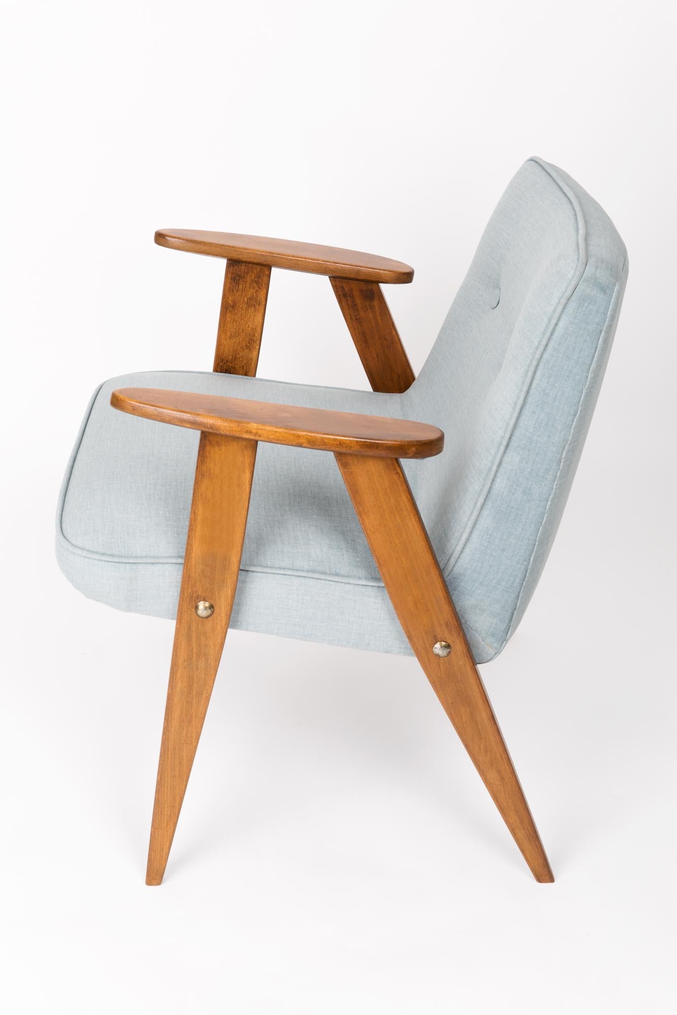 Fatto a mano Poltrona Mid Century 366 Green, disegnata da Jozef Chierowski, Europa, anni '60 in vendita