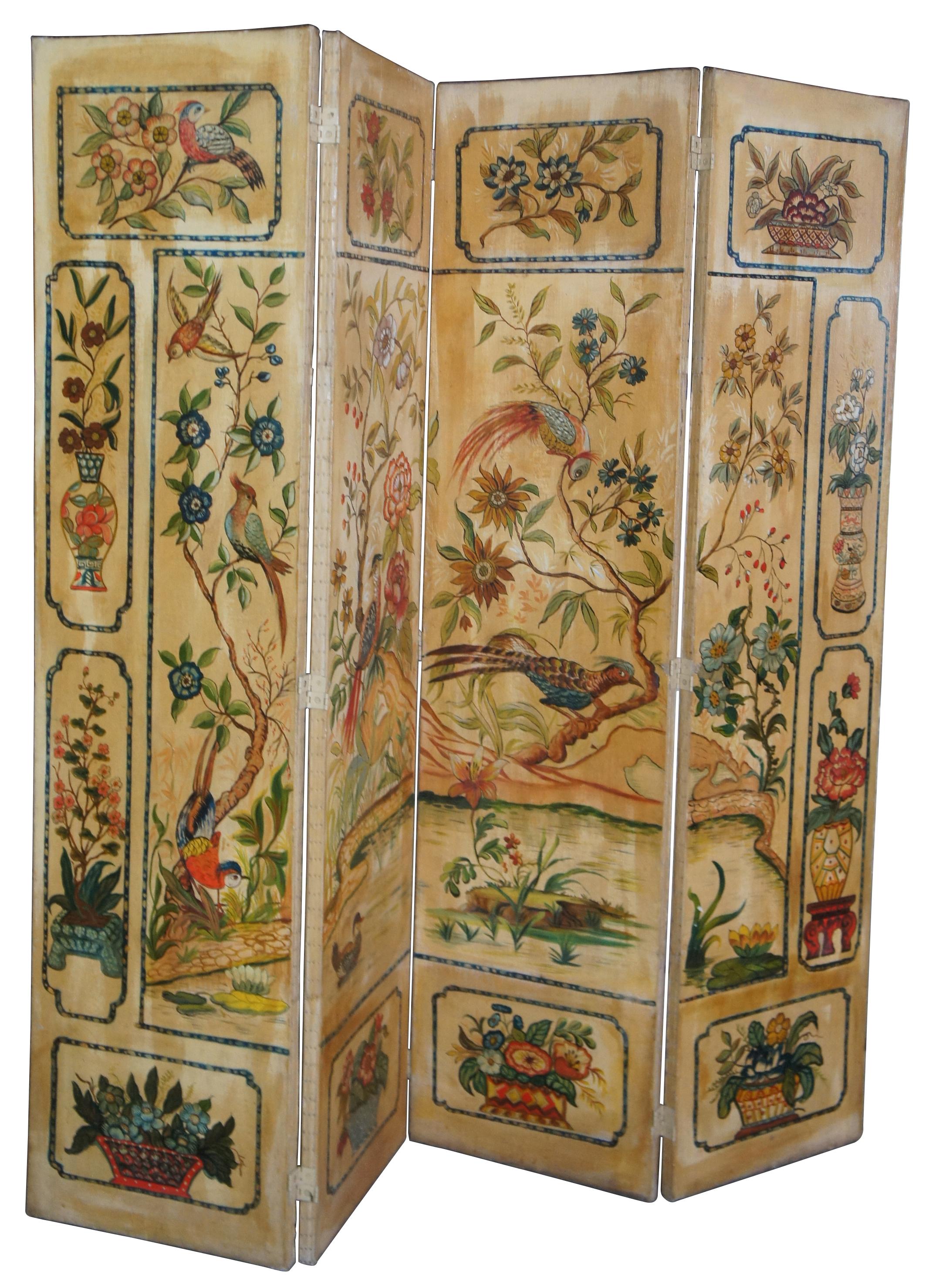 chinoiserie room divider