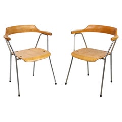 Vintage Mid-Century 4455 Dining Chairs by Niko Kralj, Set of 2