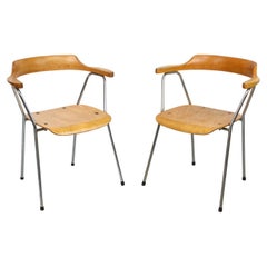 Mid-Century 4455 Dining Chairs by Niko Kralj, Set of 2