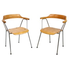 Chaises de salle à manger du milieu du siècle 4455 de Niko Kralj, lot de 2