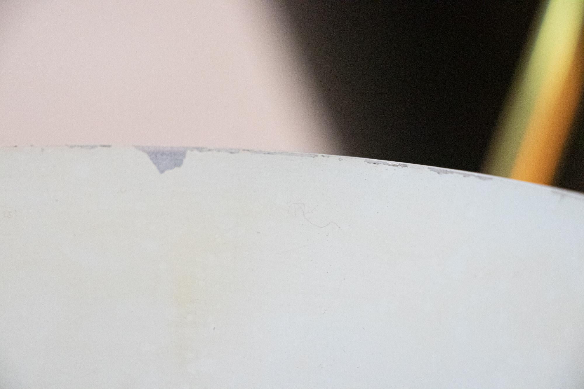 Lampadario a cono in ottone della metà del secolo scorso, alla maniera di Stilnovo, Italia, anni '50 in vendita 8