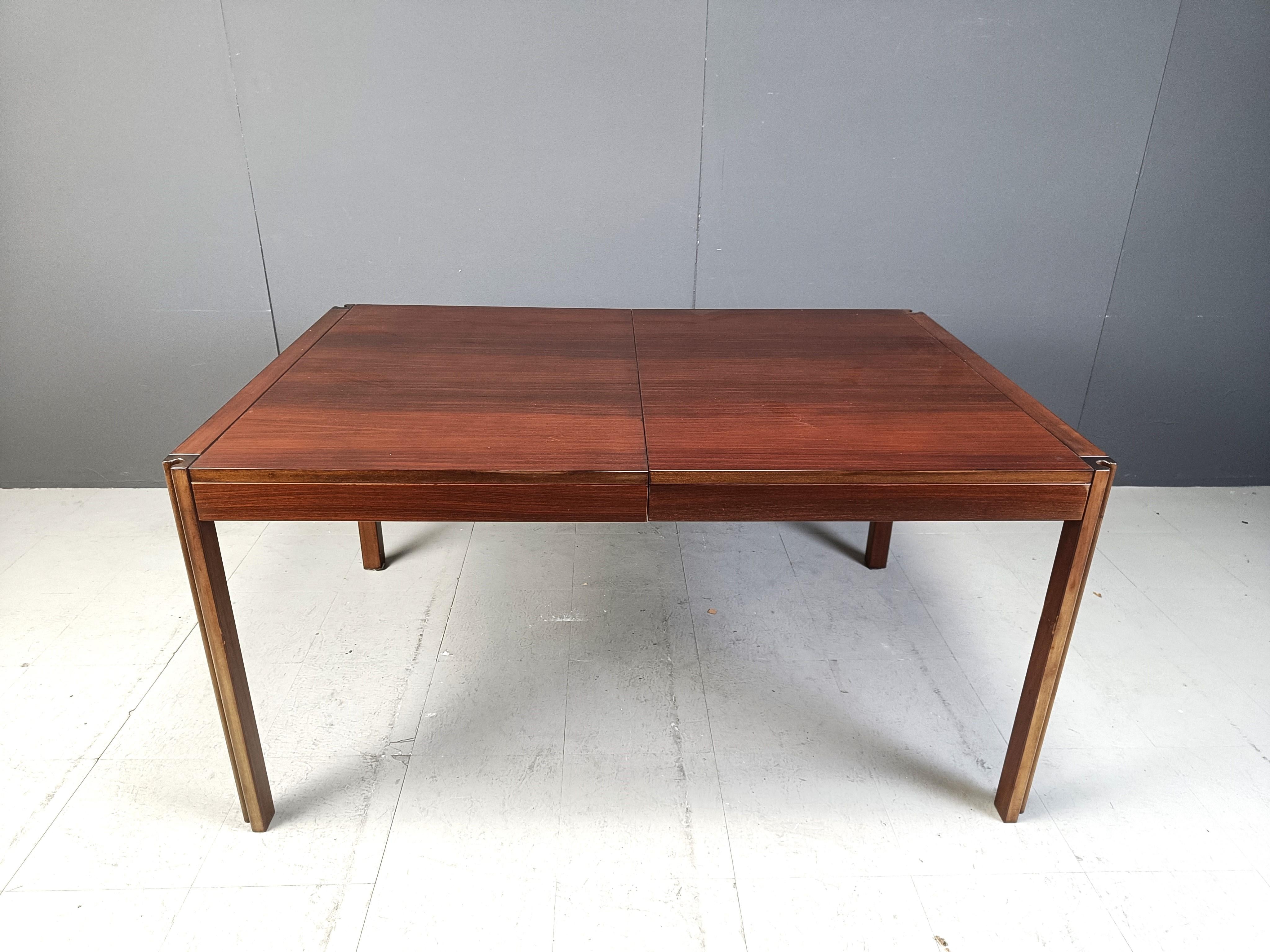 Mid-Century Modern Table à manger 4D d'Angelo Mangiarotti pour Molteni, 1970 en vente