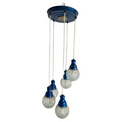 Mid-Century 5-light Chandelier Italian Design 1960s