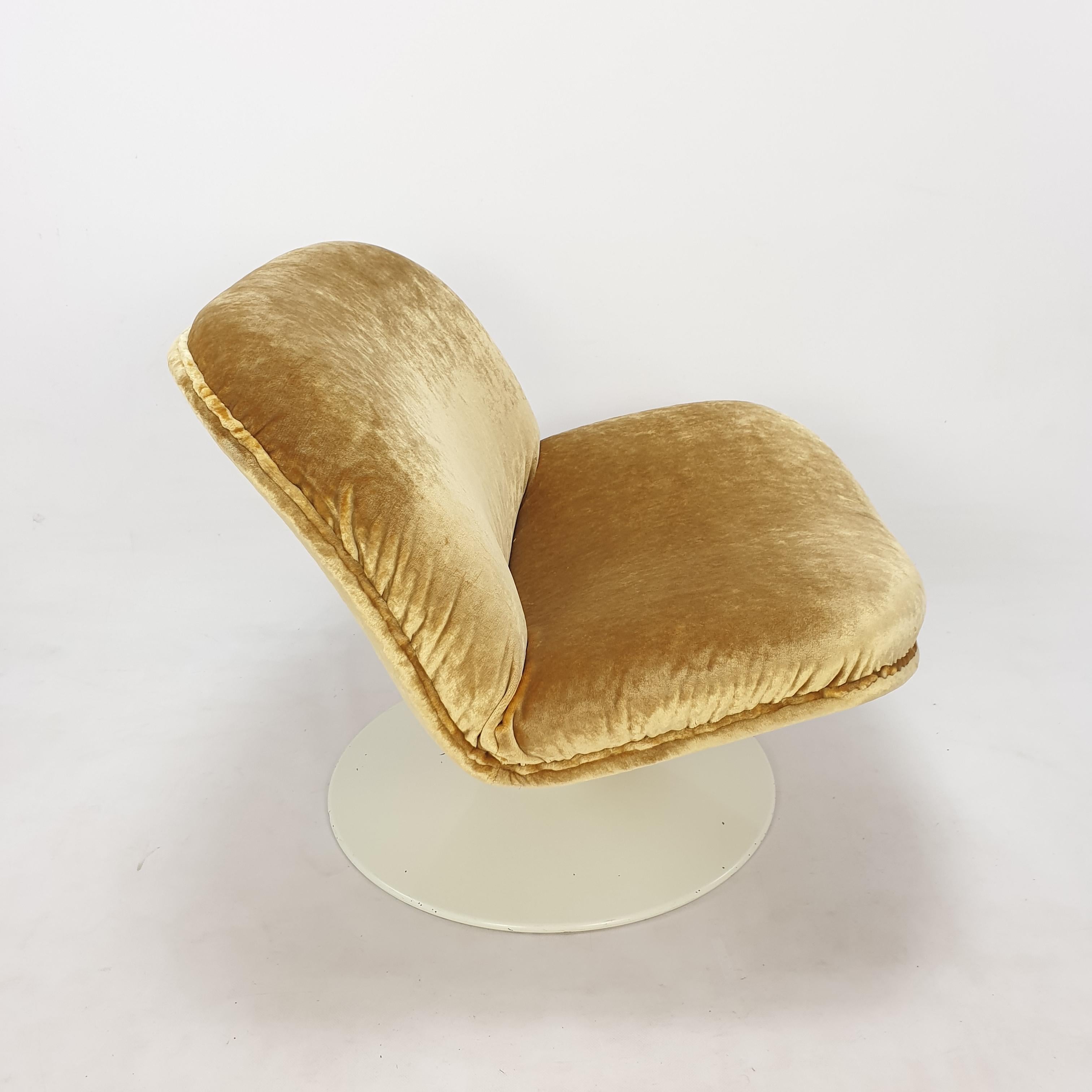 Mid Century 508 Lounge Chair by Geoffrey Harcourt for Artifort, 1970s In Good Condition In Oud Beijerland, NL