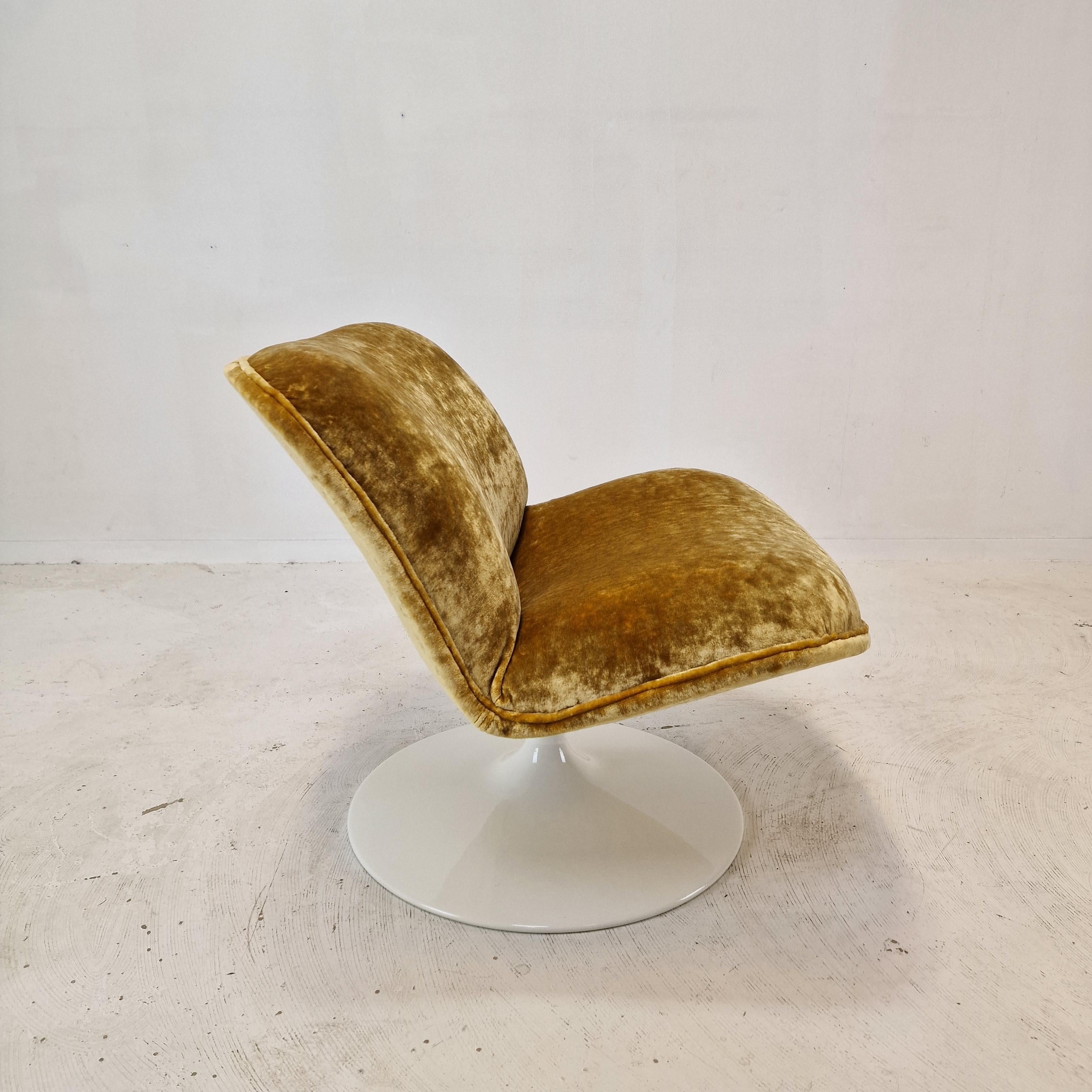 Metal Midcentury 508 Lounge Chair by Geoffrey Harcourt for Artifort, 1970s For Sale