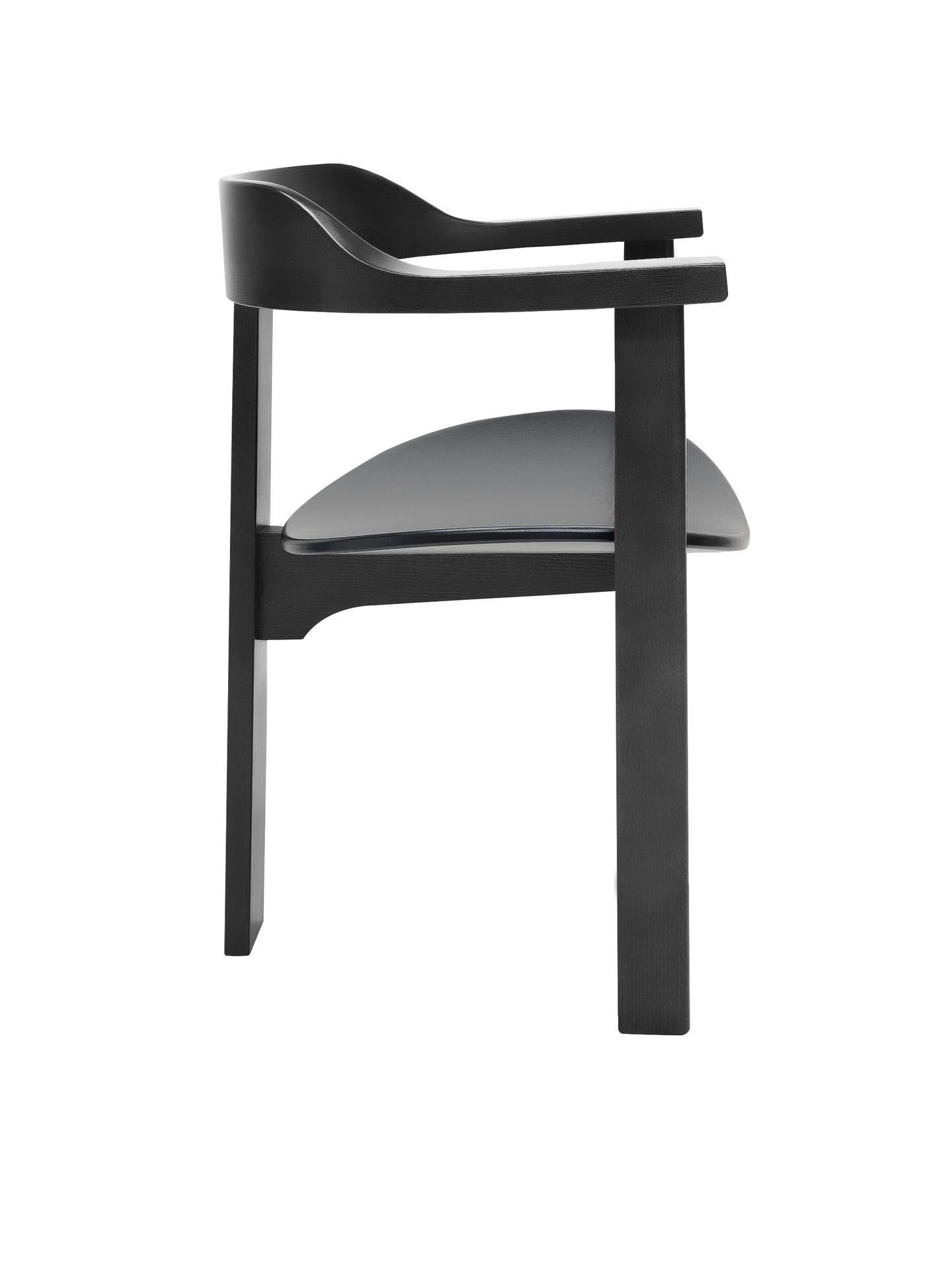Hongrois 6 fauteuils Haussmann noirs du milieu du siècle dernier, Robert & Trix Haussmann, Design, 1964 en vente