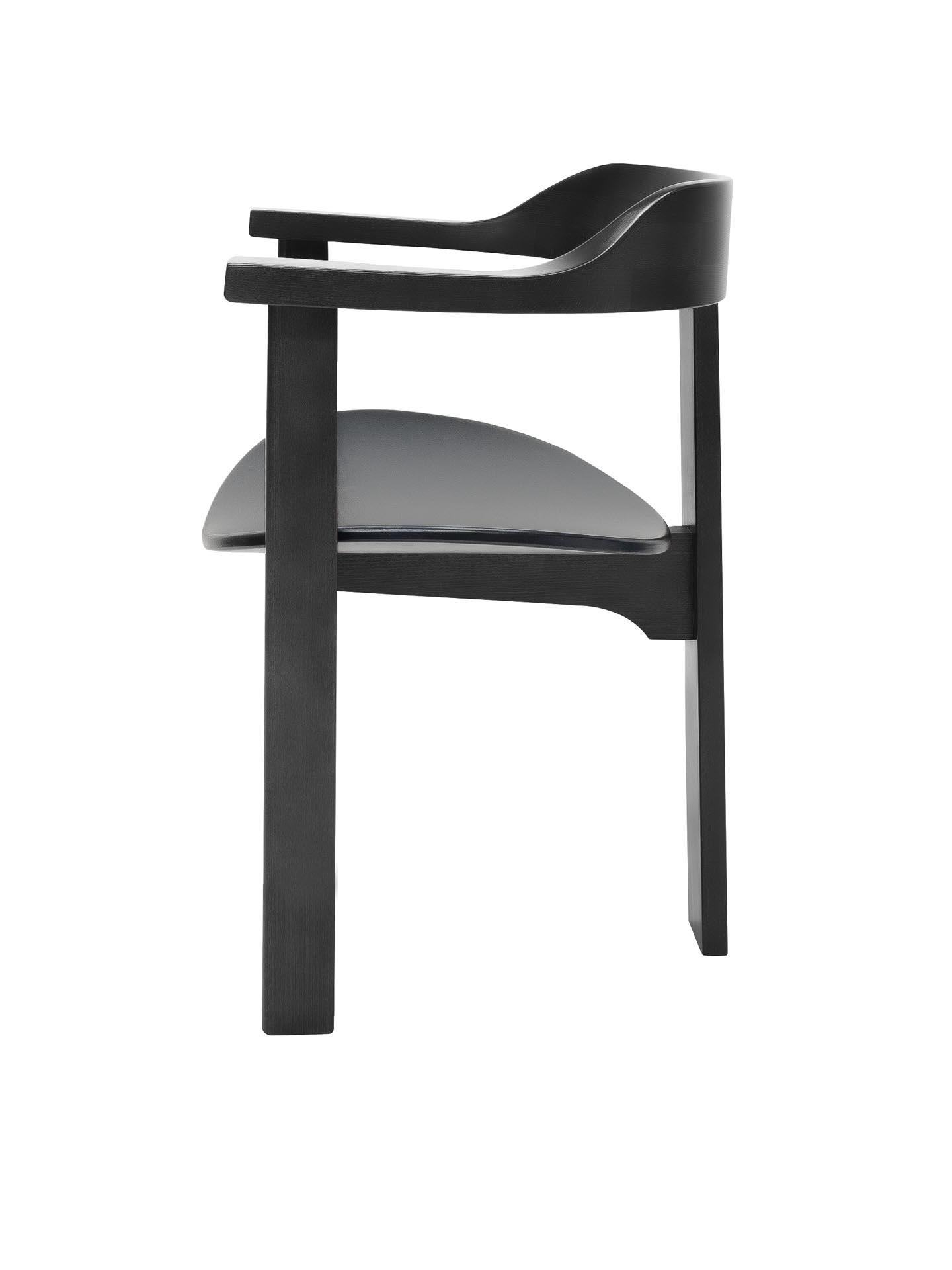 6 fauteuils Haussmann noirs du milieu du siècle dernier, Robert & Trix Haussmann, Design, 1964 Neuf - En vente à Stein am Rhein, CH