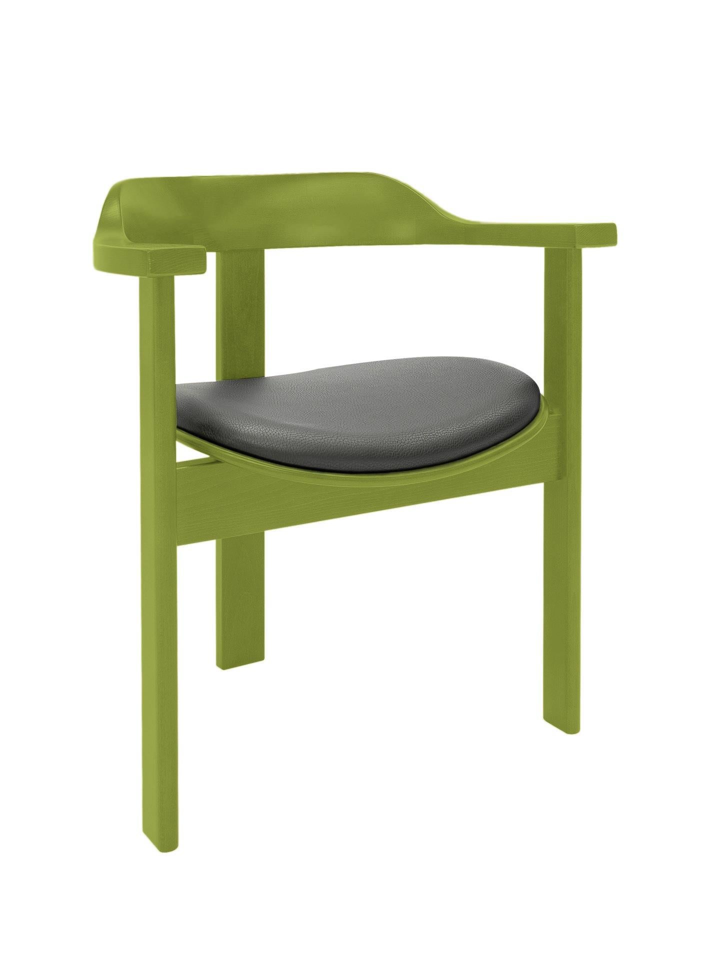 Mid-Century Modern 6 fauteuils Haussmann verts du milieu du siècle dernier, Robert & Trix Haussmann, Design 1964 en vente