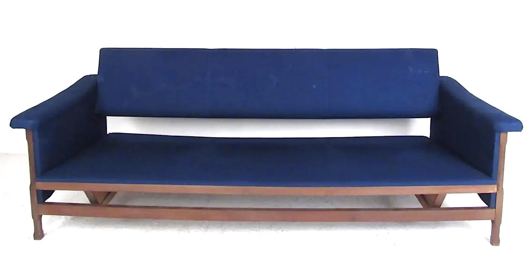 Mid-Century Modern Canapé 6' Mid-Century en vente