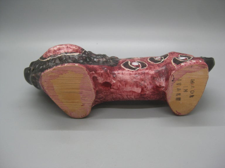 MidCentury Aldo Londi Bitossi Italian Art Pottery Lion Figurine