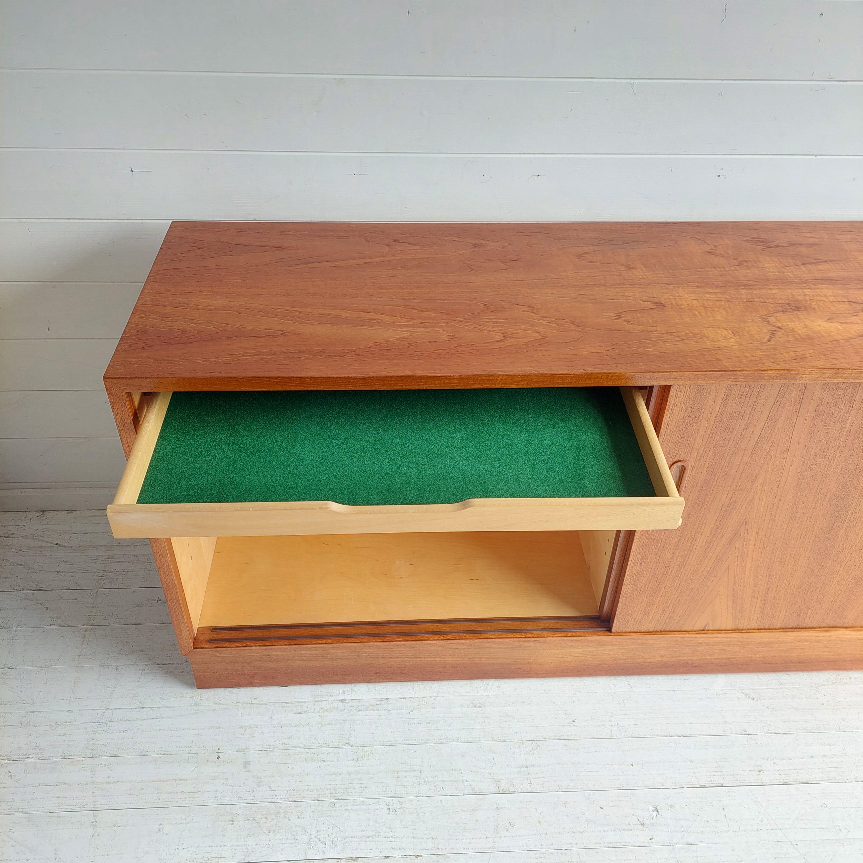 Mid Century 60s Teak Danish  sideboard by Carlo Jensen for Poul Hundevad 4