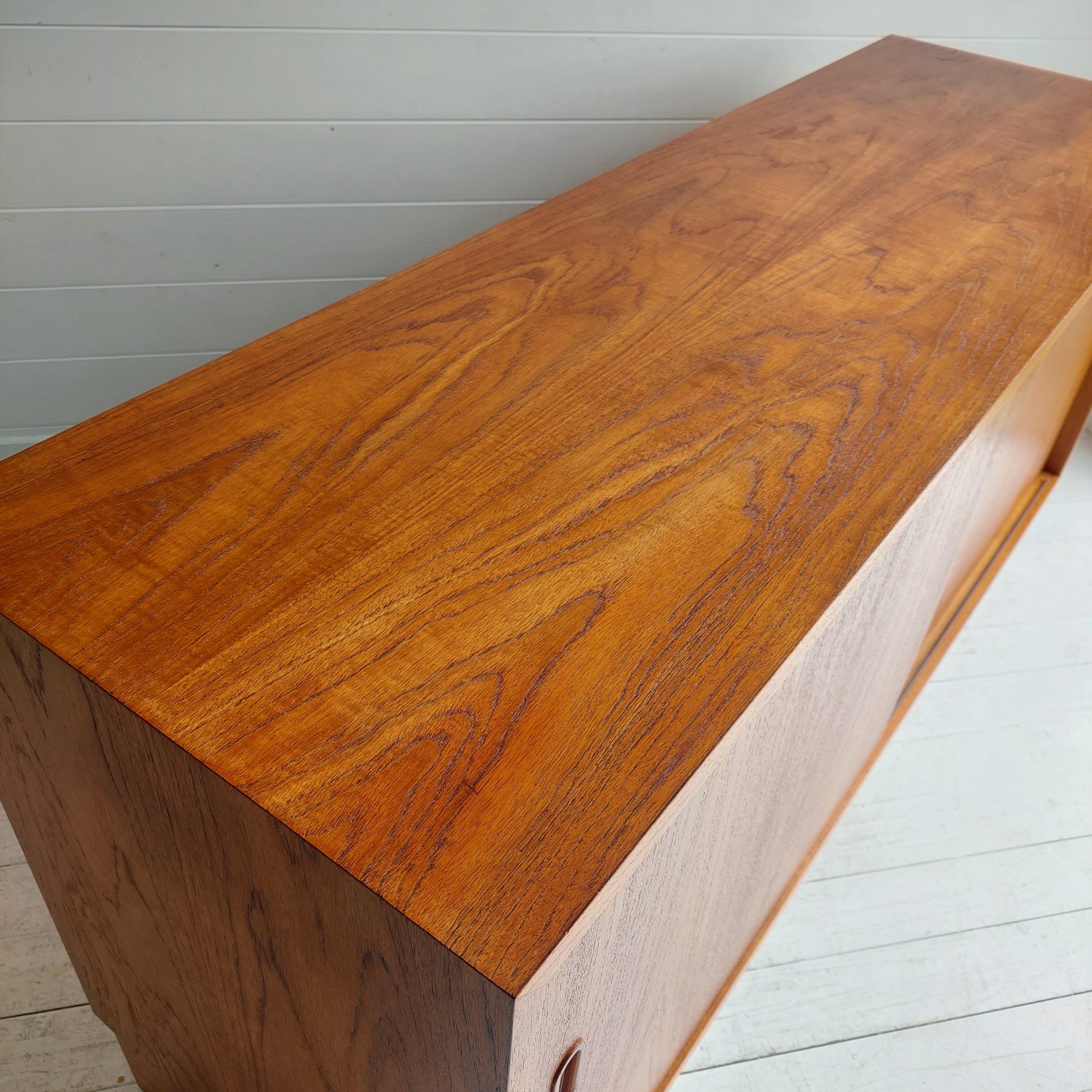 Mid Century 60s Teak Danish  sideboard by Carlo Jensen for Poul Hundevad 10
