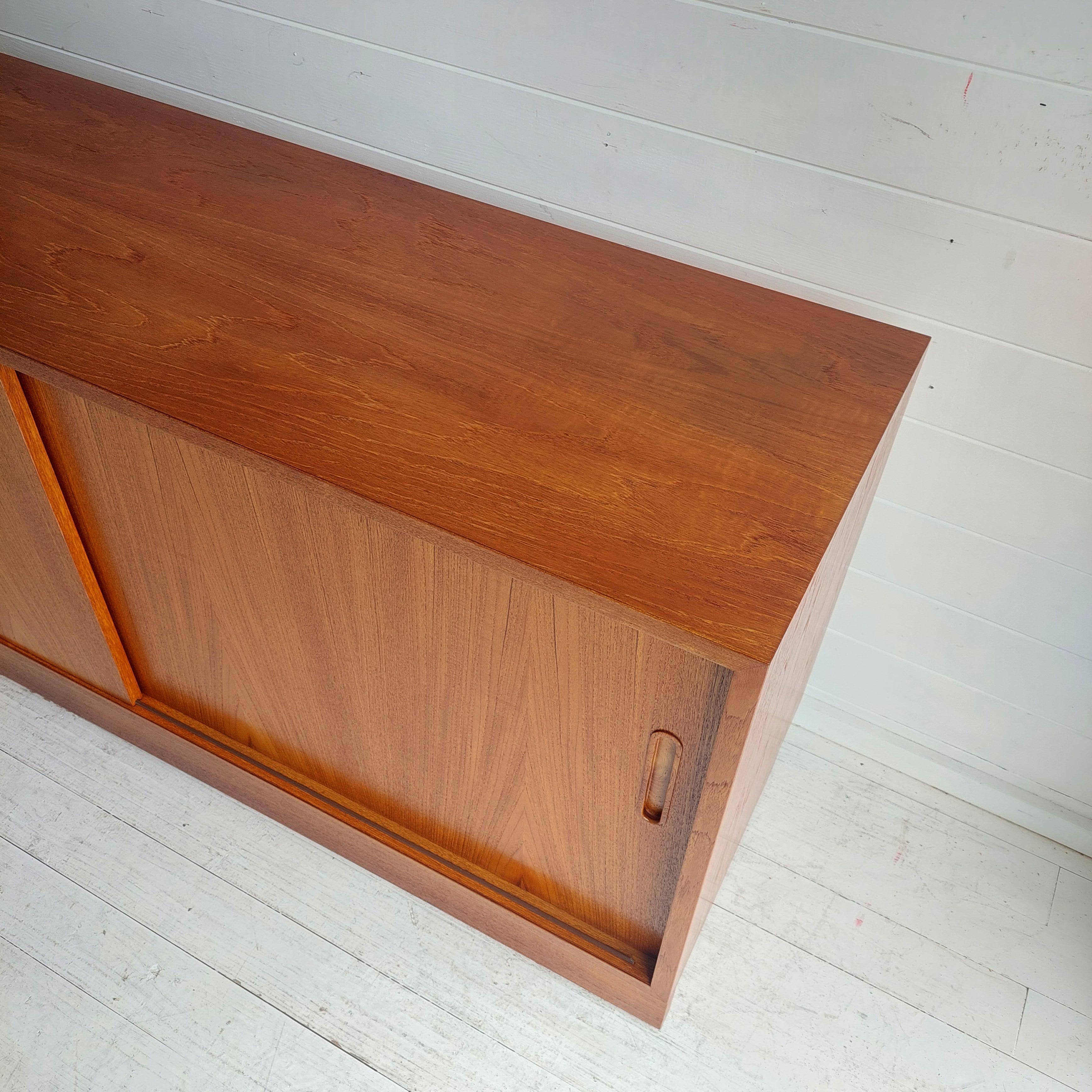 Mid Century 60s Teak Danish  sideboard by Carlo Jensen for Poul Hundevad 12