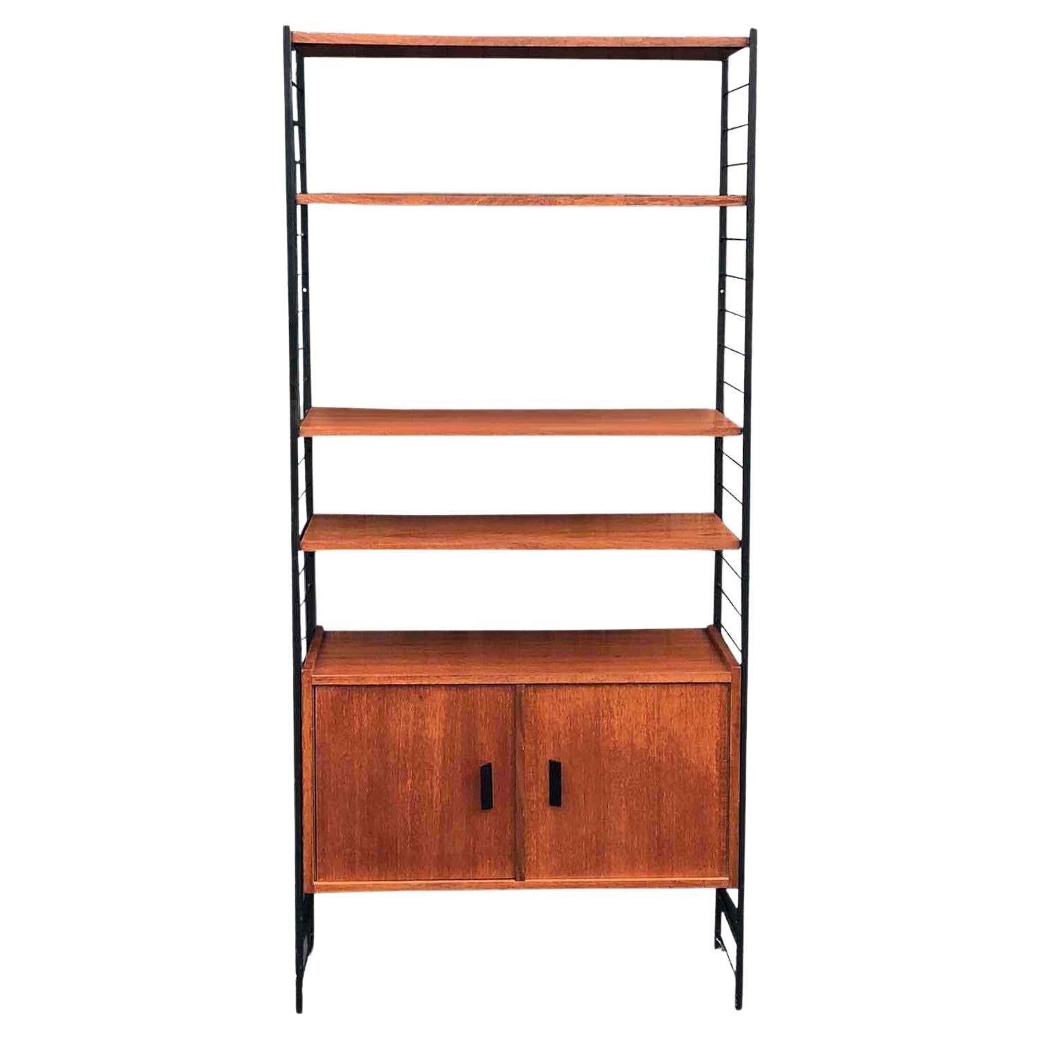 Midcentury Teak Wall Shelving Unit from Avalon at 1stDibs avalon wall