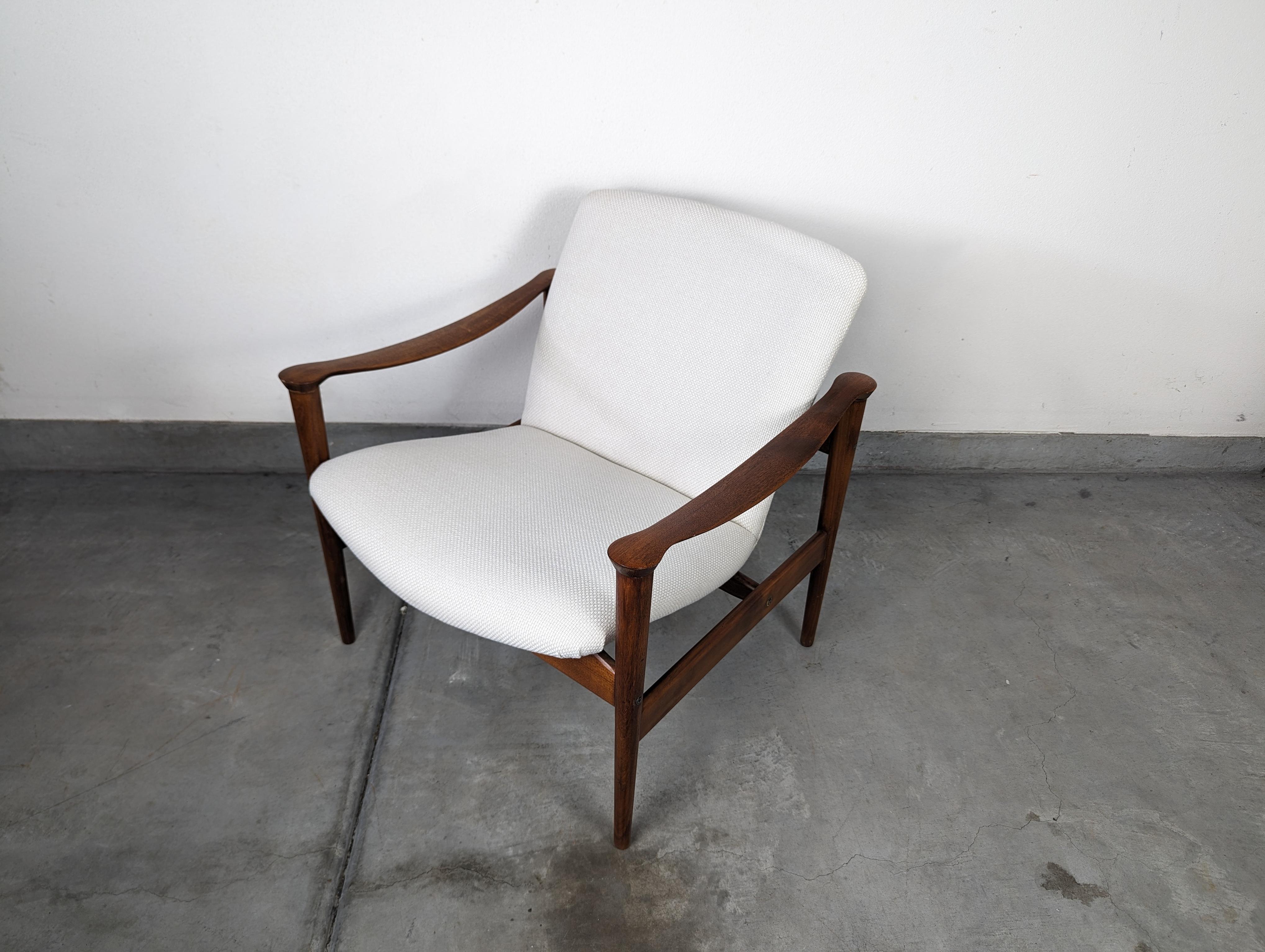 Mid Century 711 Lounge Chair von Fredrik A. Kayser für Vatne Møbelfabrikk, um 1950 im Angebot 5