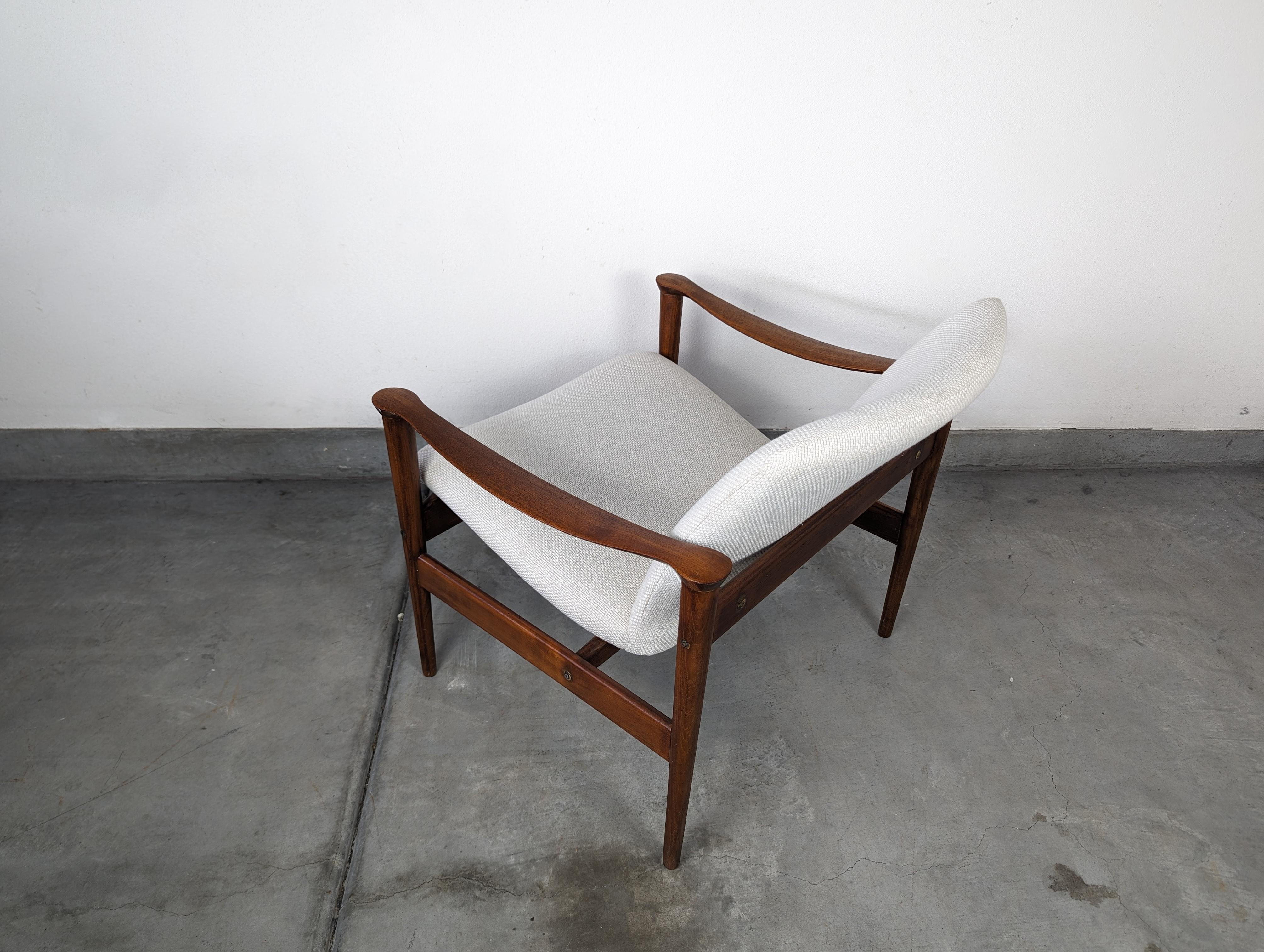 Mid Century 711 Lounge Chair von Fredrik A. Kayser für Vatne Møbelfabrikk, um 1950 im Angebot 6