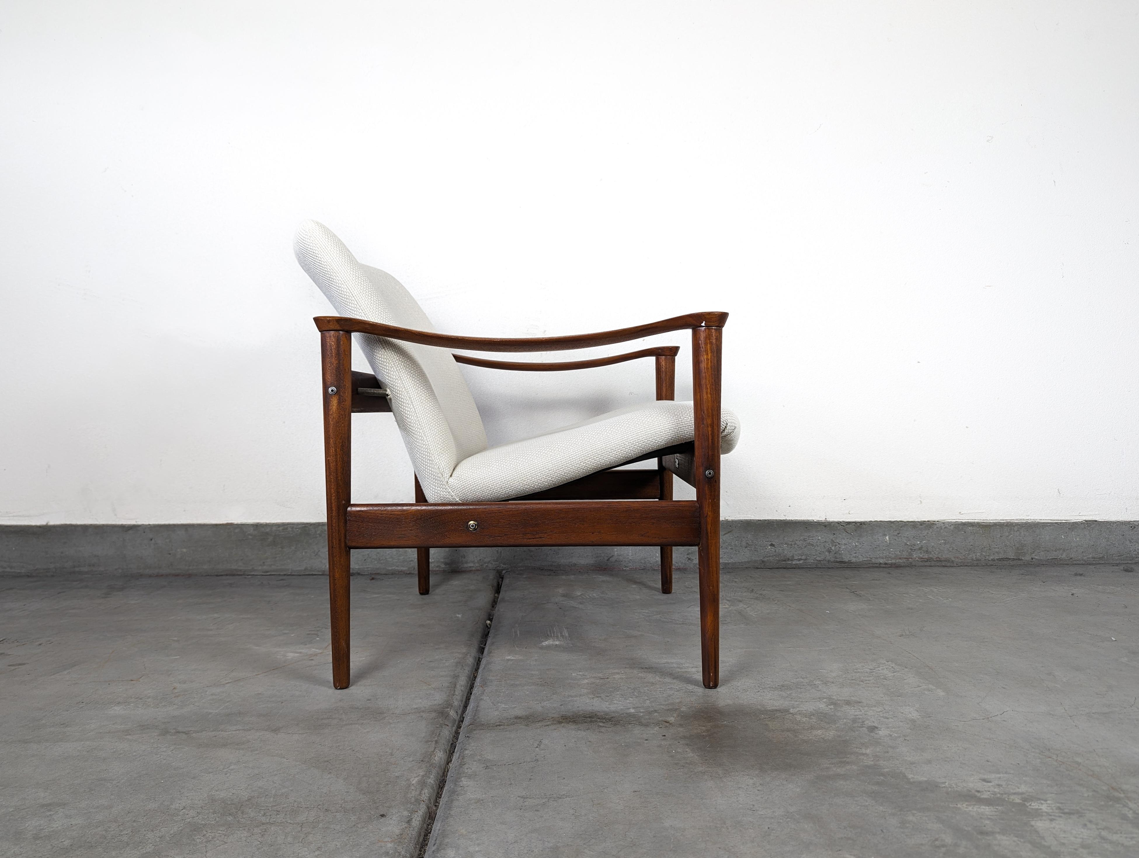 Mid Century 711 Lounge Chair von Fredrik A. Kayser für Vatne Møbelfabrikk, um 1950 im Angebot 2