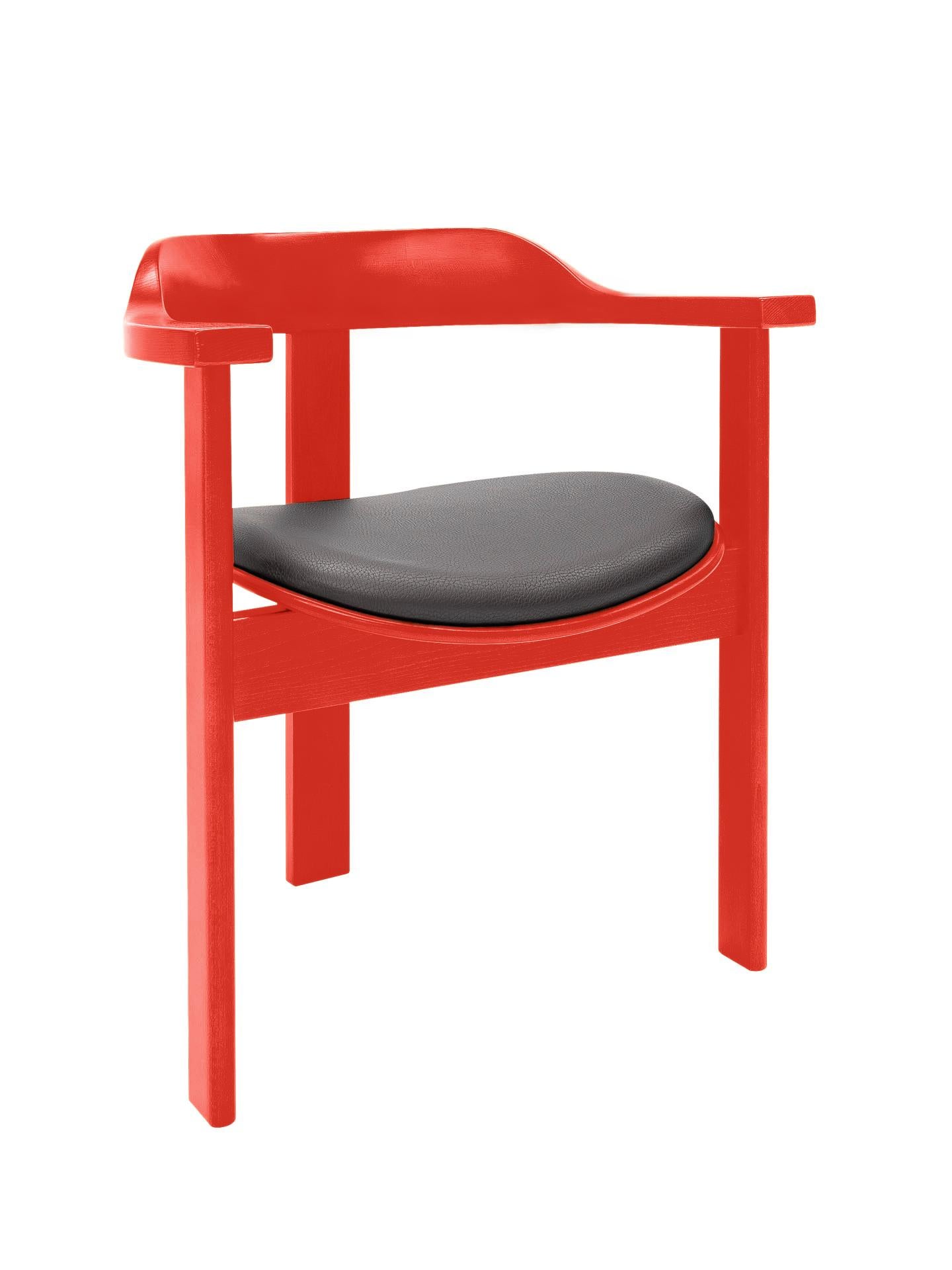 Sillones Haussmann rojos Mid Century 8, Robert and Trix Haussmann, Diseño 1964 Moderno de mediados de siglo en venta