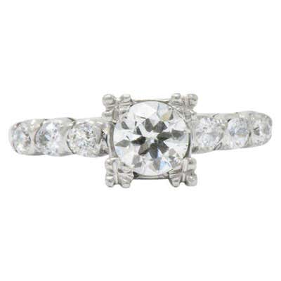 .80 Carat Diamond Platinum Engagement Ring For Sale (Free Shipping) at ...