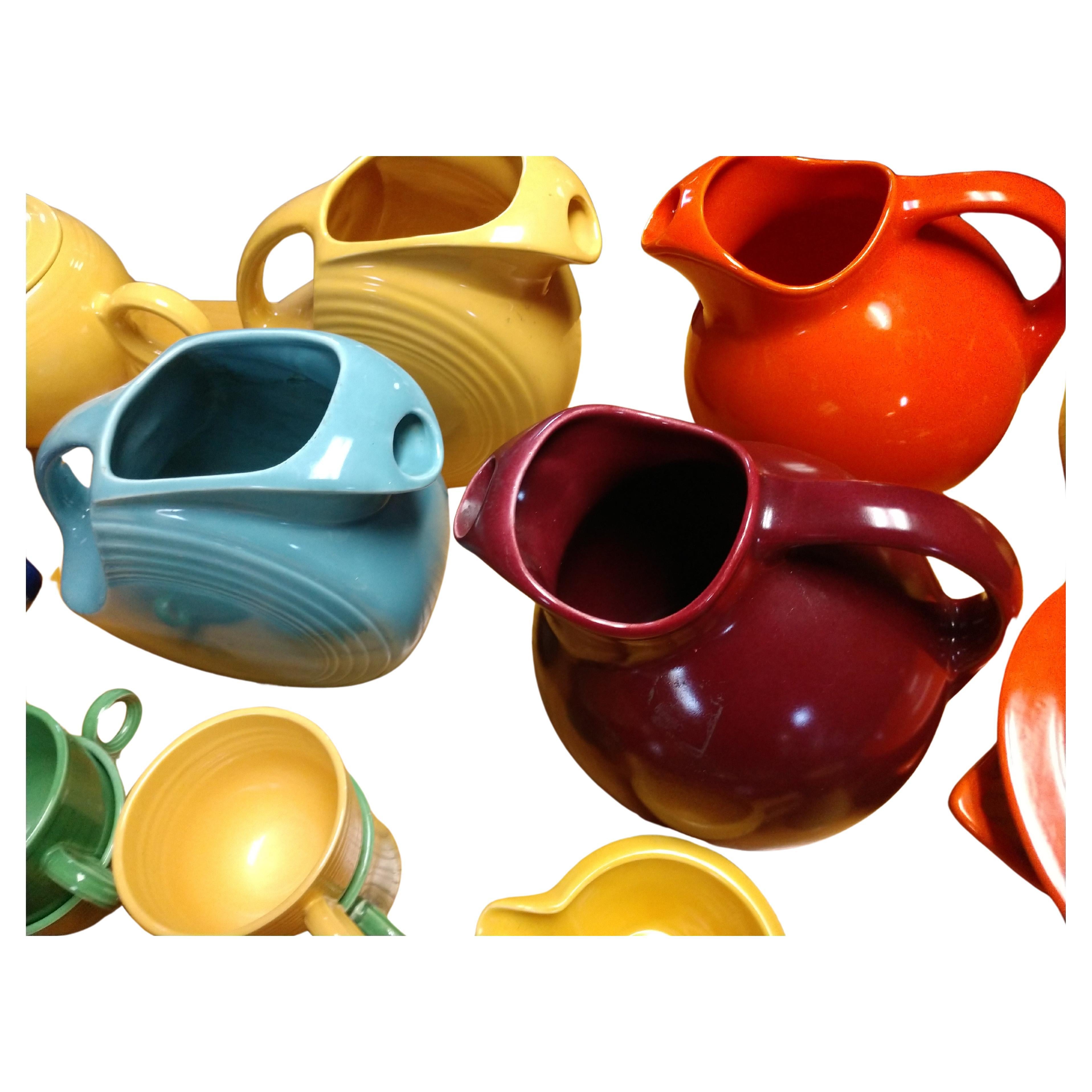 80+ Teile Fiesta Harlequin Riviera-Kollektion - seltene Stücke enthalten, Mid-century, (amerikanisch) im Angebot